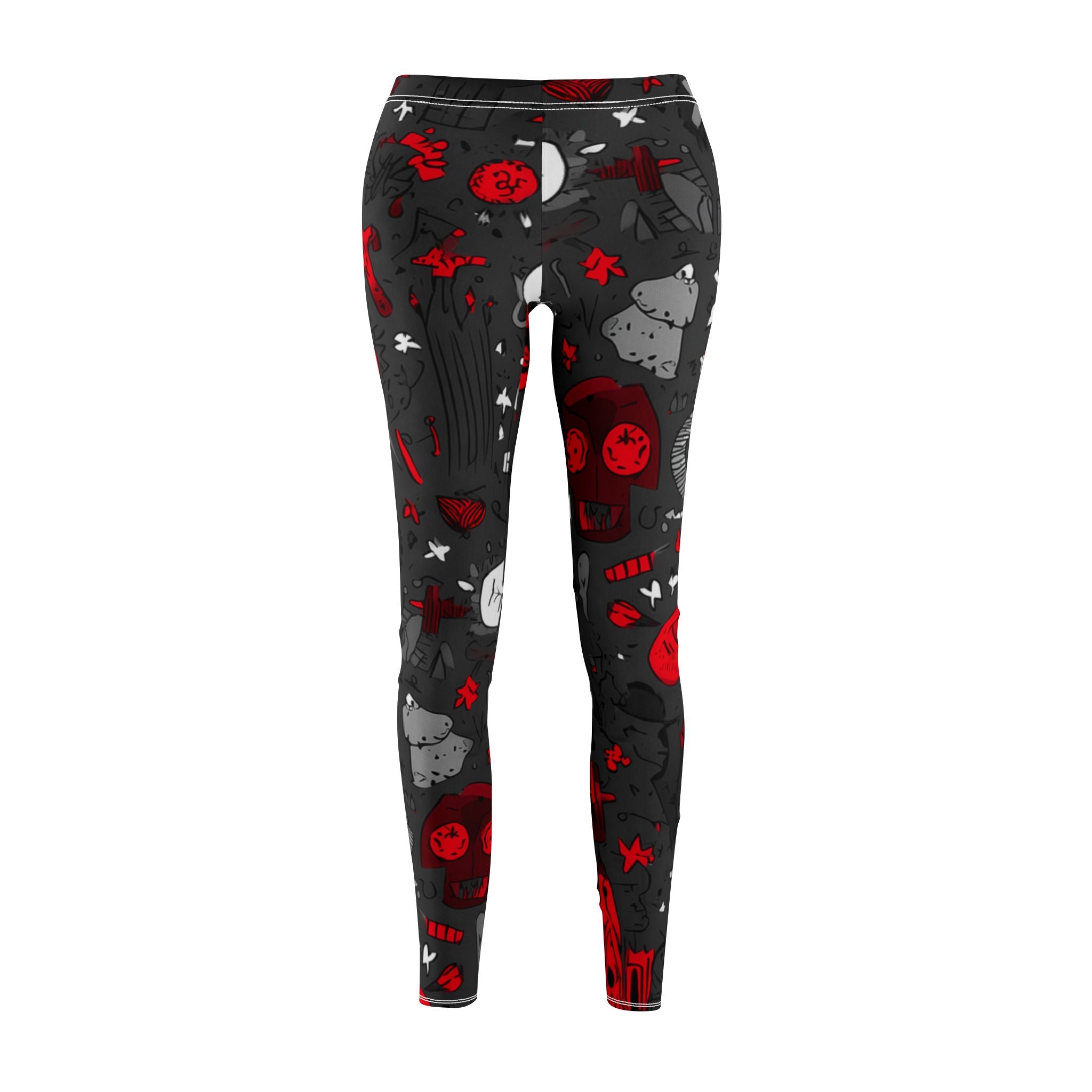 Maison Verne Halloween Ltd. Edition Damen Leggings "Midnight Mischief" - 🎃👻 Wicked Elegance No. 74 👻🎃