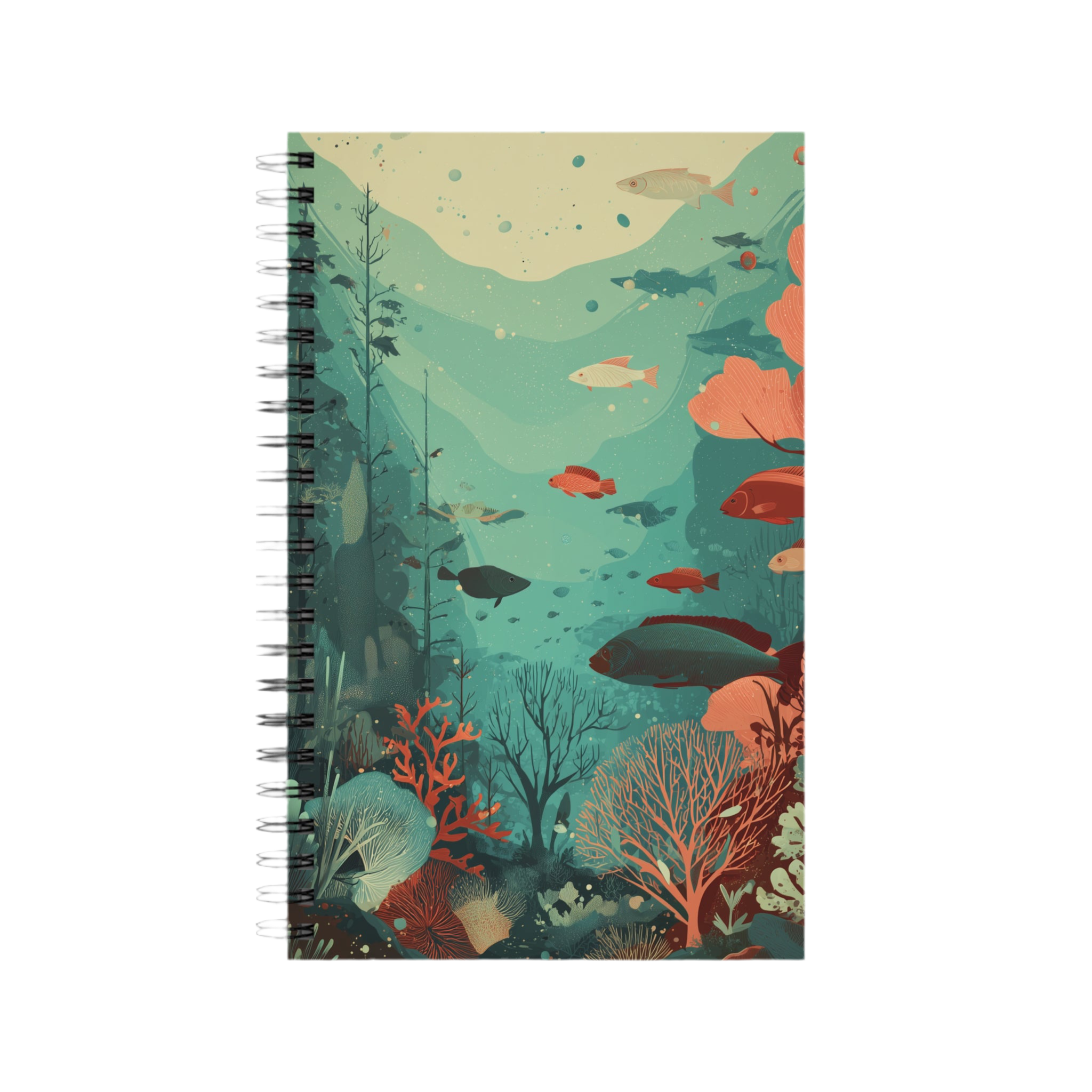Notizbuch mit Spiralbindung "Underwater Serenity" - Opal Depths No. 06
