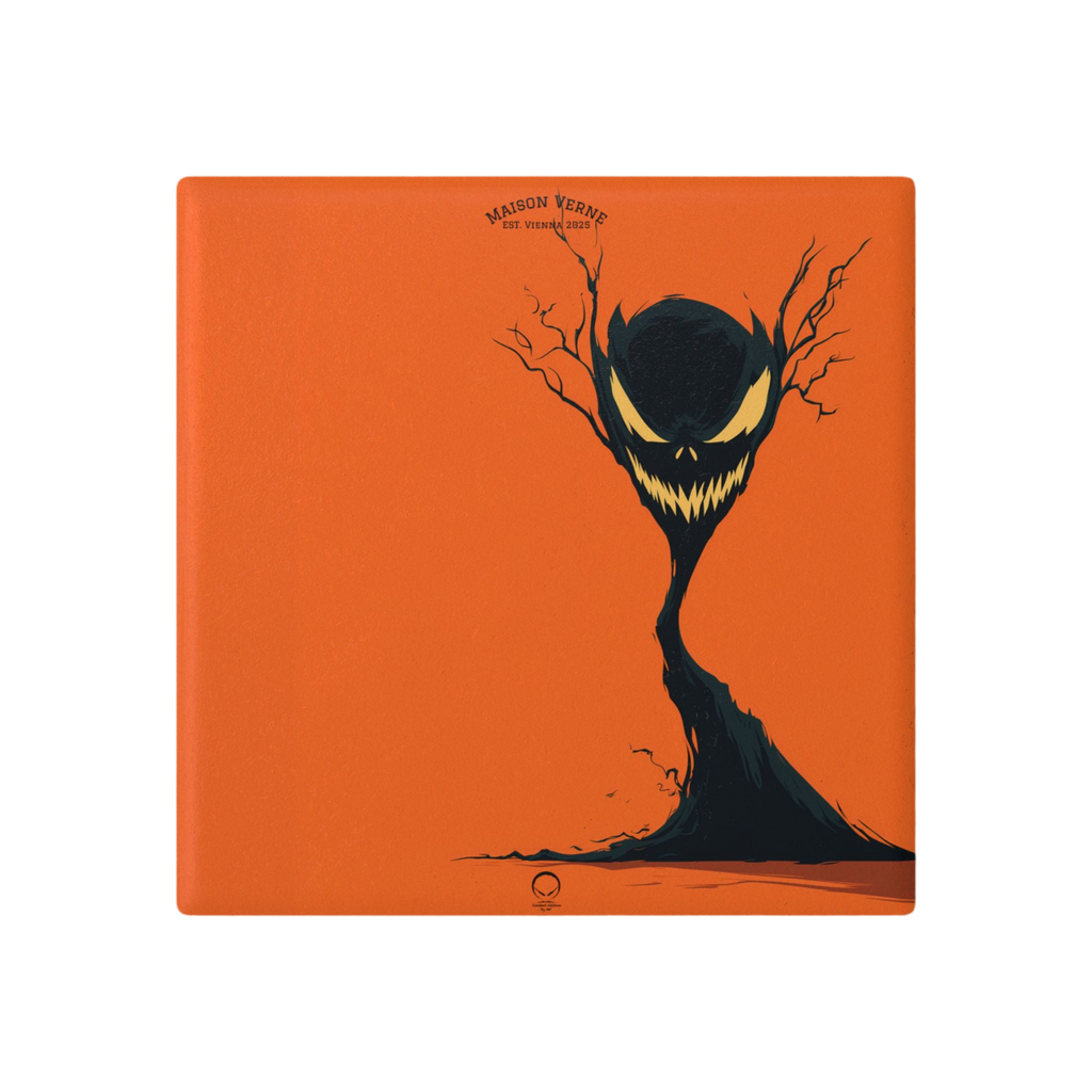 Maison Verne Halloween Ltd. Edition Keramik Untersetzer "The Grinning Tree" - 🎃👻 Wicked Elegance No. 26 👻🎃