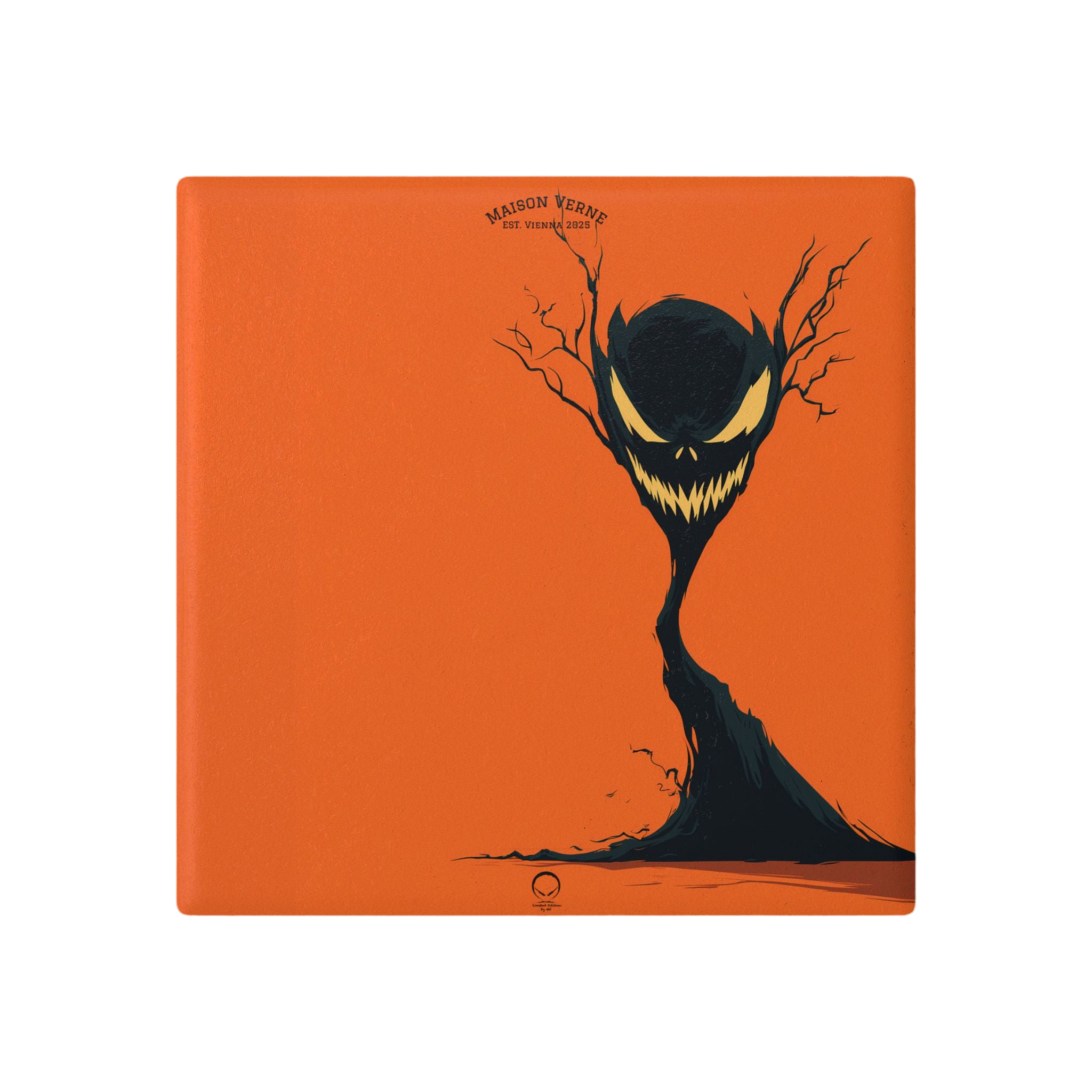 Maison Verne Halloween Ltd. Edition Keramik Untersetzer "The Grinning Tree" - 🎃👻 Wicked Elegance No. 26 👻🎃