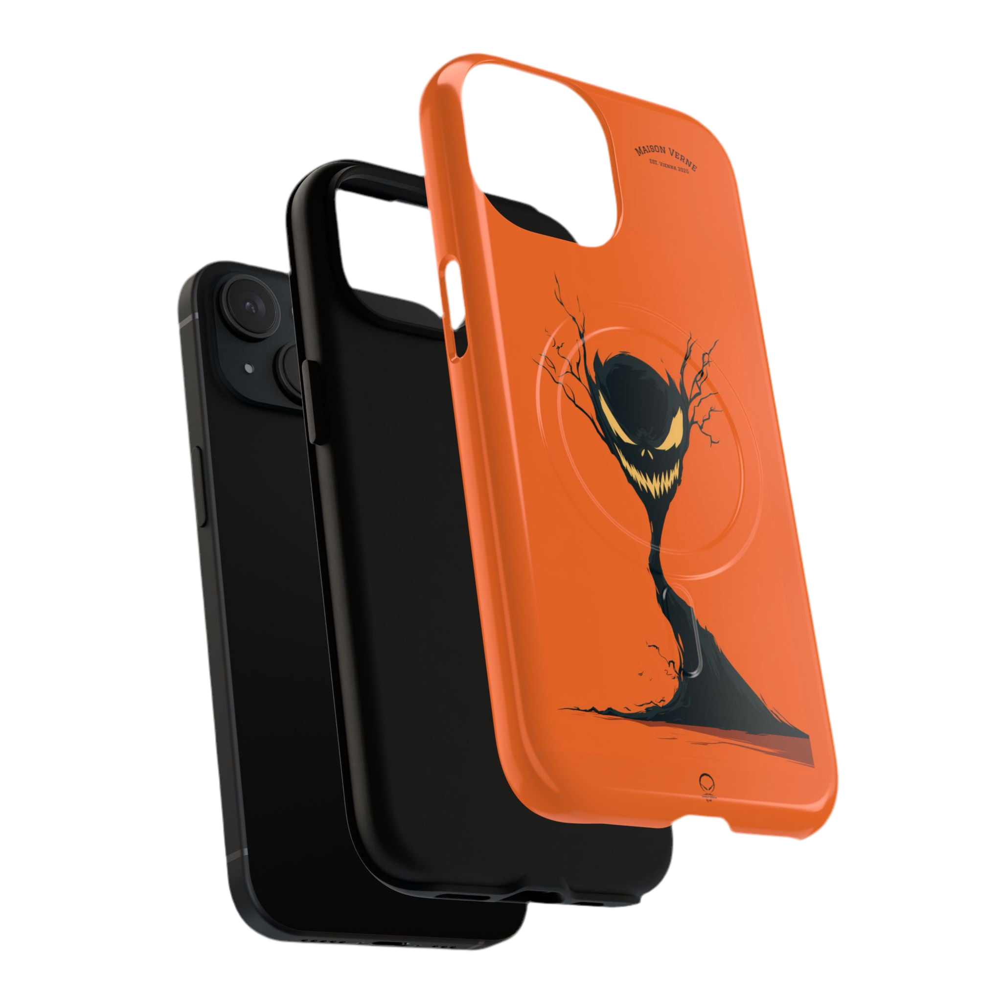 HALLOWEEN LIMITED EDITION MagSafe iPhone-Schutzhülle "The Grinning Tree" - 🎃👻 Wicked Elegance No. 26 👻🎃