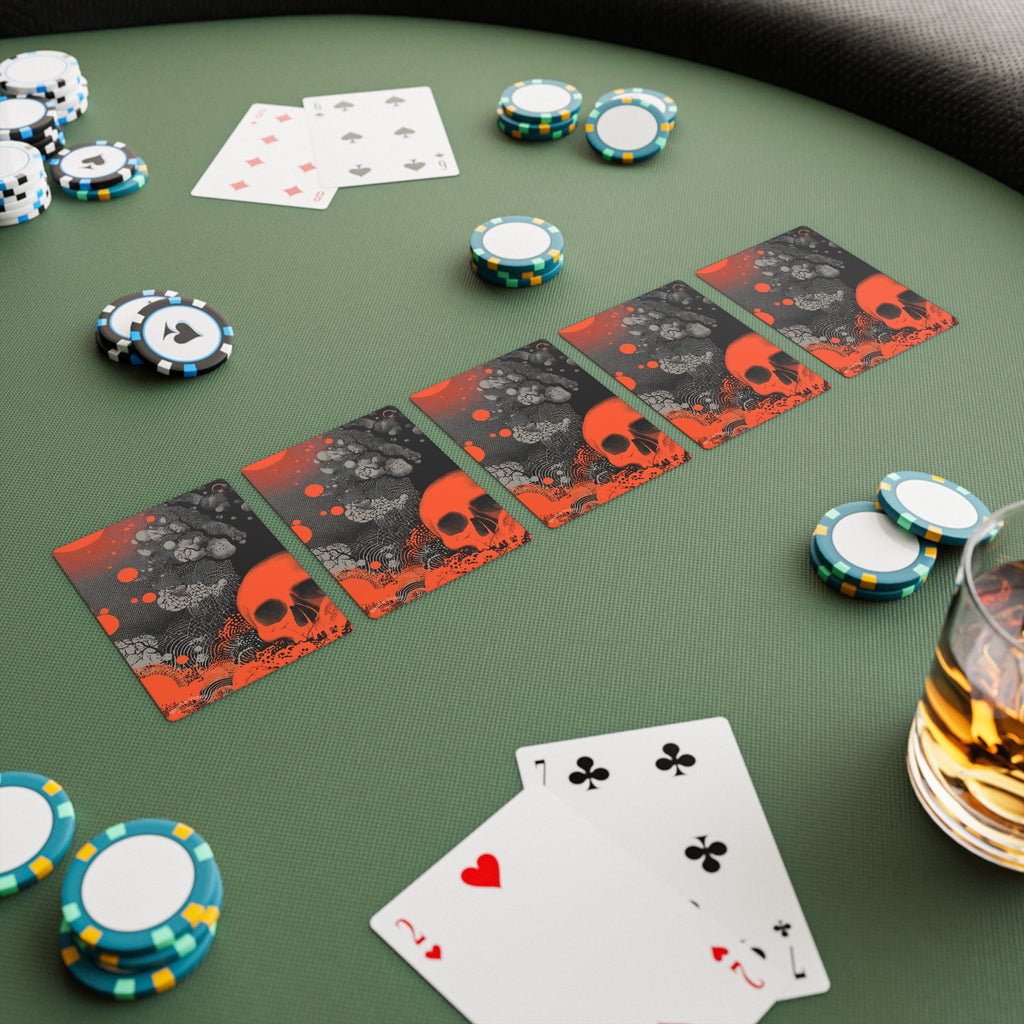 Maison Verne Halloween Ltd. Edition Poker Karten "Crimson Eclipse" - 🎃👻 Wicked Elegance No. 54 👻🎃