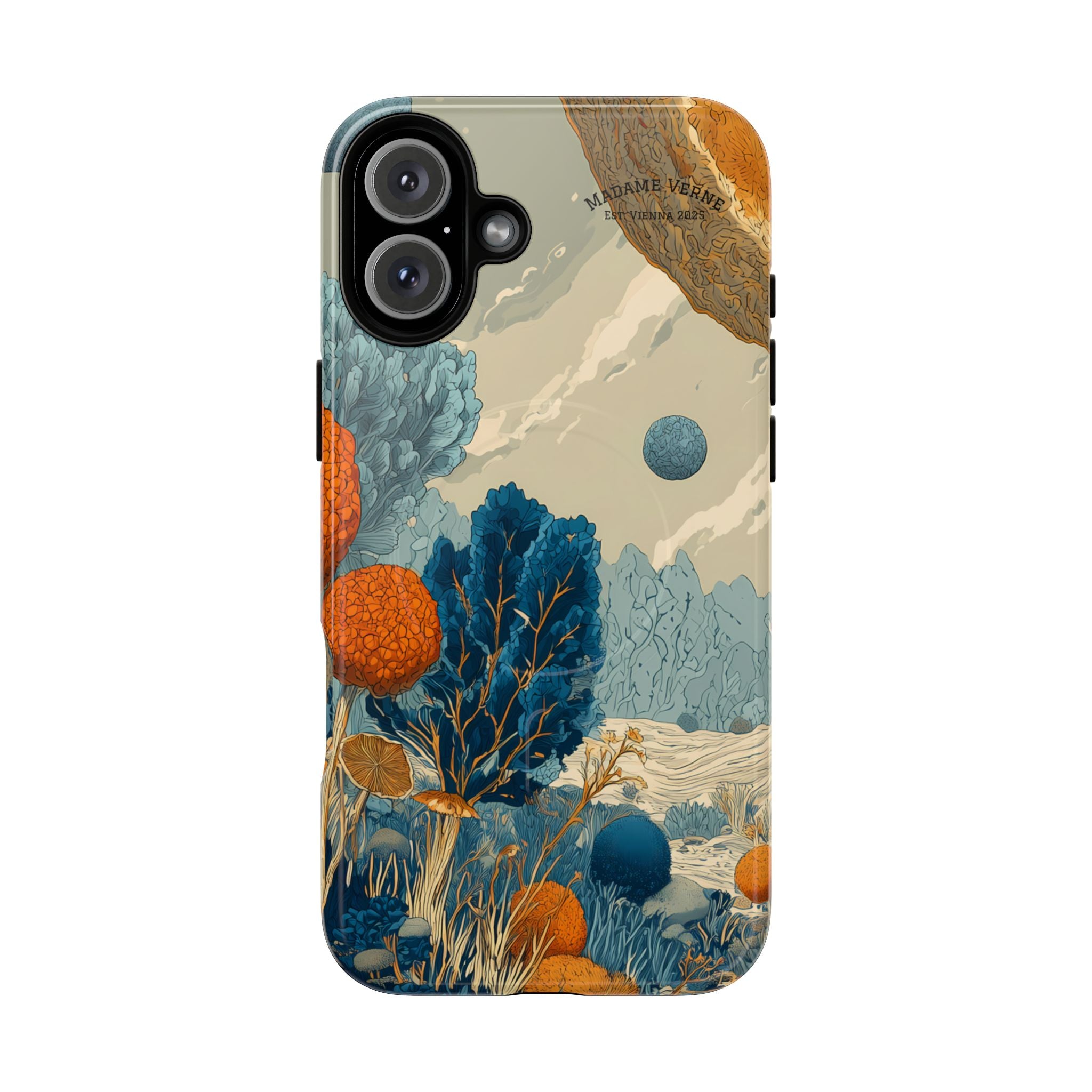 MagSafe iPhone-Schutzhülle "Ethereal Meadow" - Cosmic Botanicals No. 85