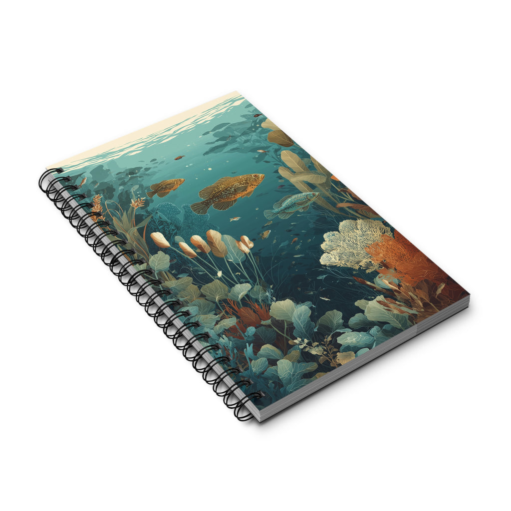Notizbuch mit Spiralbindung "Underwater Elegance" - Opal Depths No.
