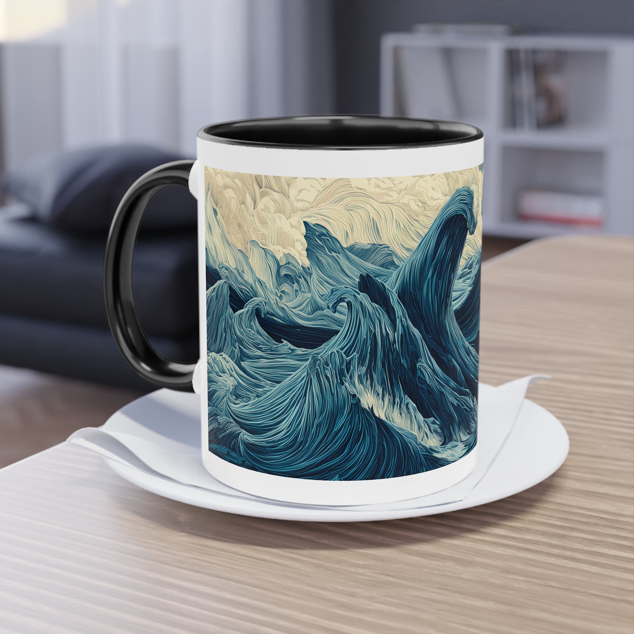 Maison Verne Kaffeetasse "Tempest's Embrace" - Opal Depths No. 38