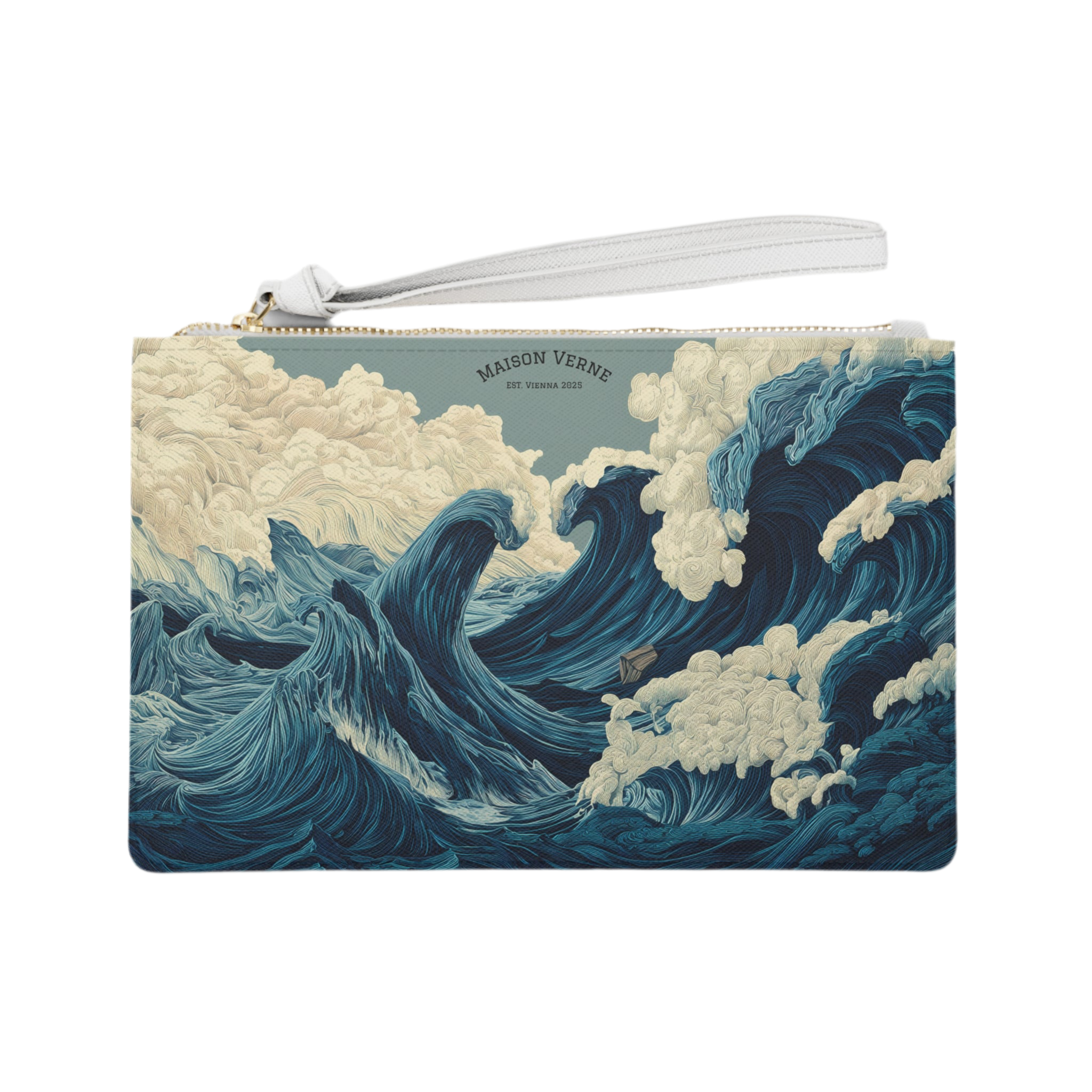 Maison Verne Clutch "Tempest's Embrace"- Opal Depths No. 38