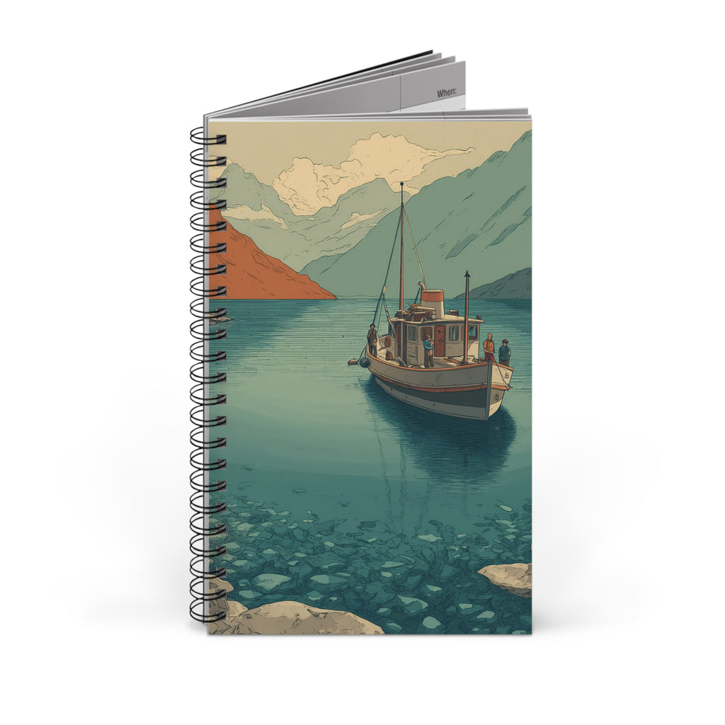 Notizbuch mit Spiralbindung "Scenic Landscape" - Below & Beyond No. 01