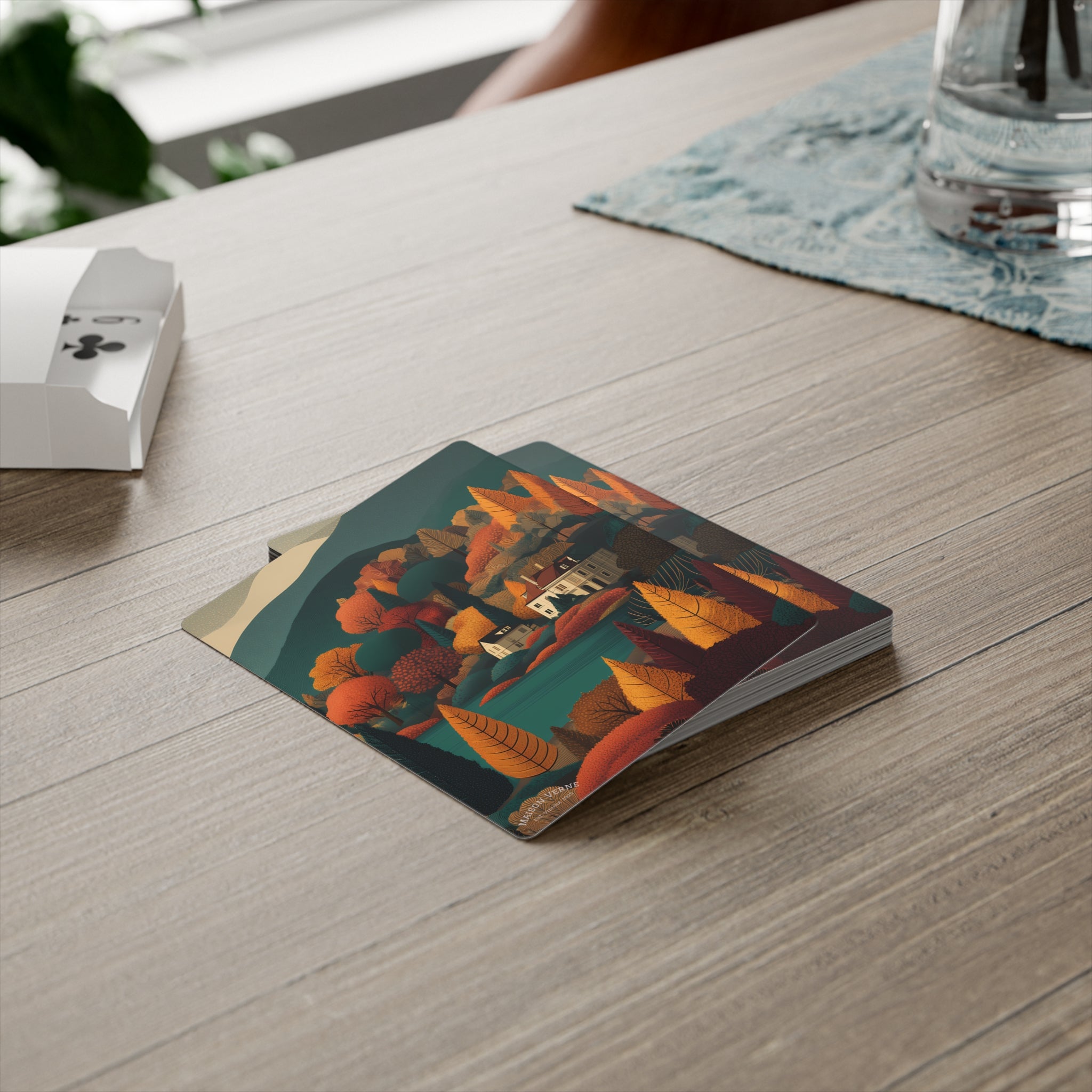 Maison Verne Poker Karten "Golden Retreat" - Golden Autumn No. 44