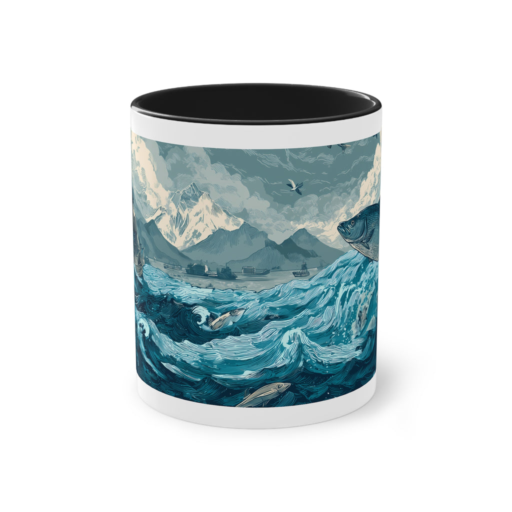 Maison Verne Kaffeetasse "Tides of the Untamed North" - Opal Depths No. 40