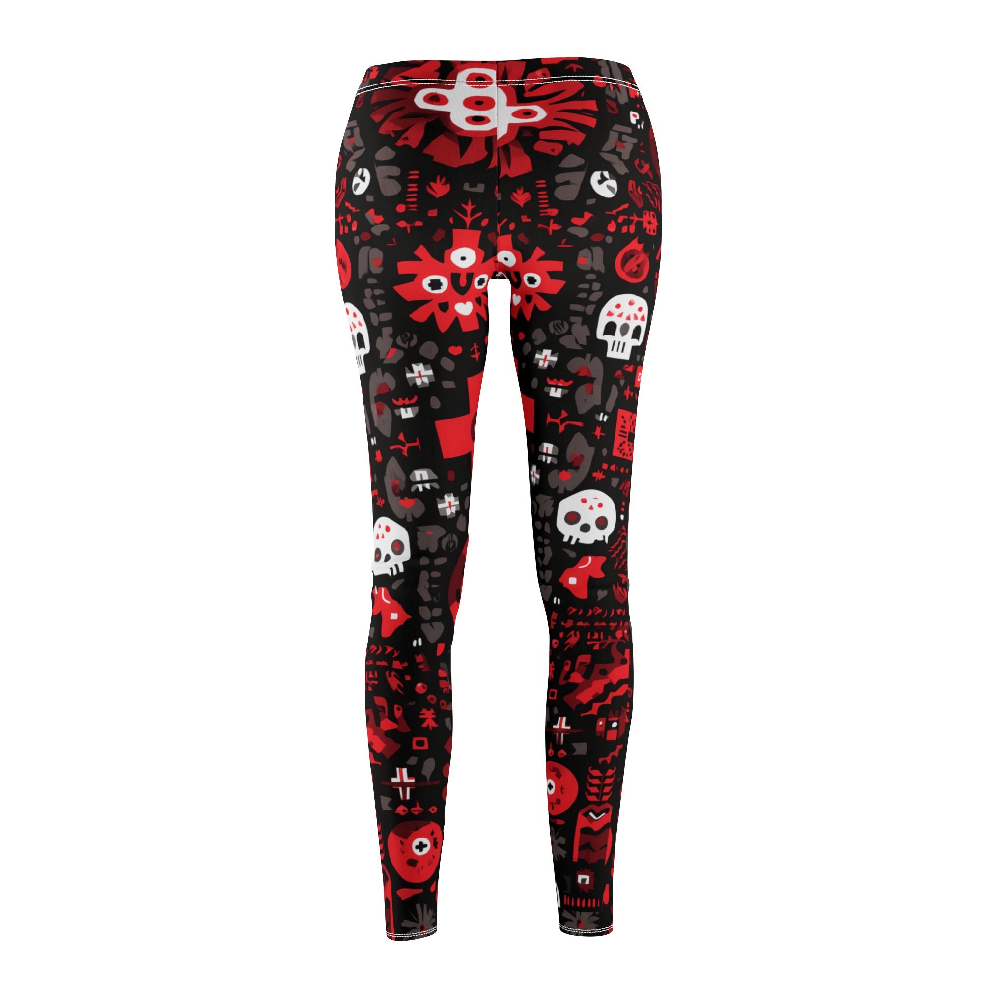Maison Verne Halloween Ltd. Edition Damen Leggings "Occult Patterns" - 🎃👻 Wicked Elegance No. 75 👻🎃