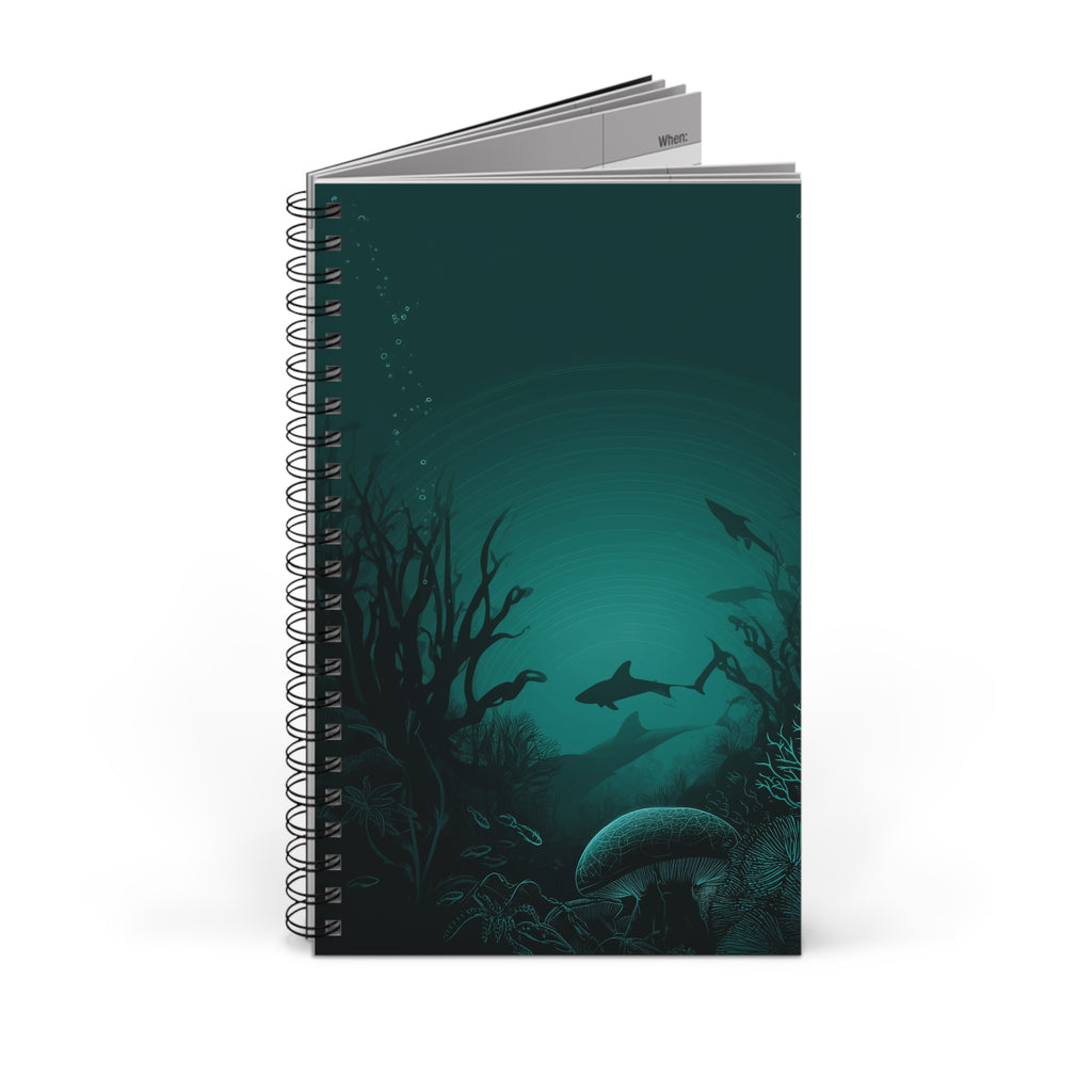 Spiraalgebonden notitieboek "Into the Deep" - Opal Depths nr.