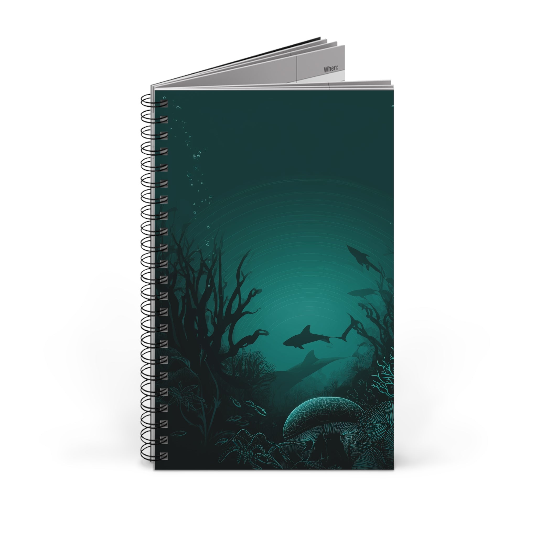 Spiraalgebonden notitieboek "Into the Deep" - Opal Depths nr.
