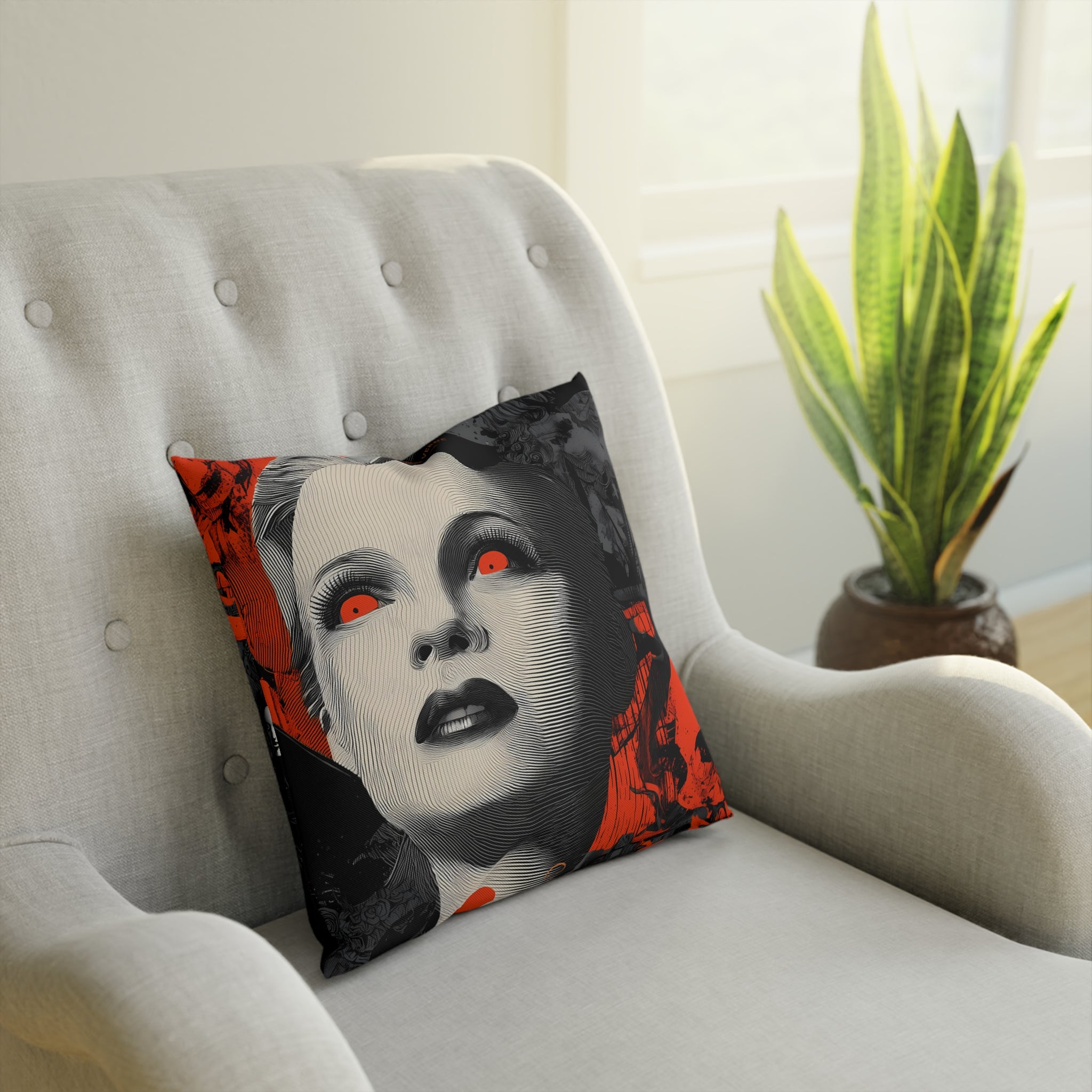 Maison Verne Halloween Ltd. Edition Zierkissen "Eclipse Muse" - 🎃👻 Wicked Elegance No. 67 👻🎃