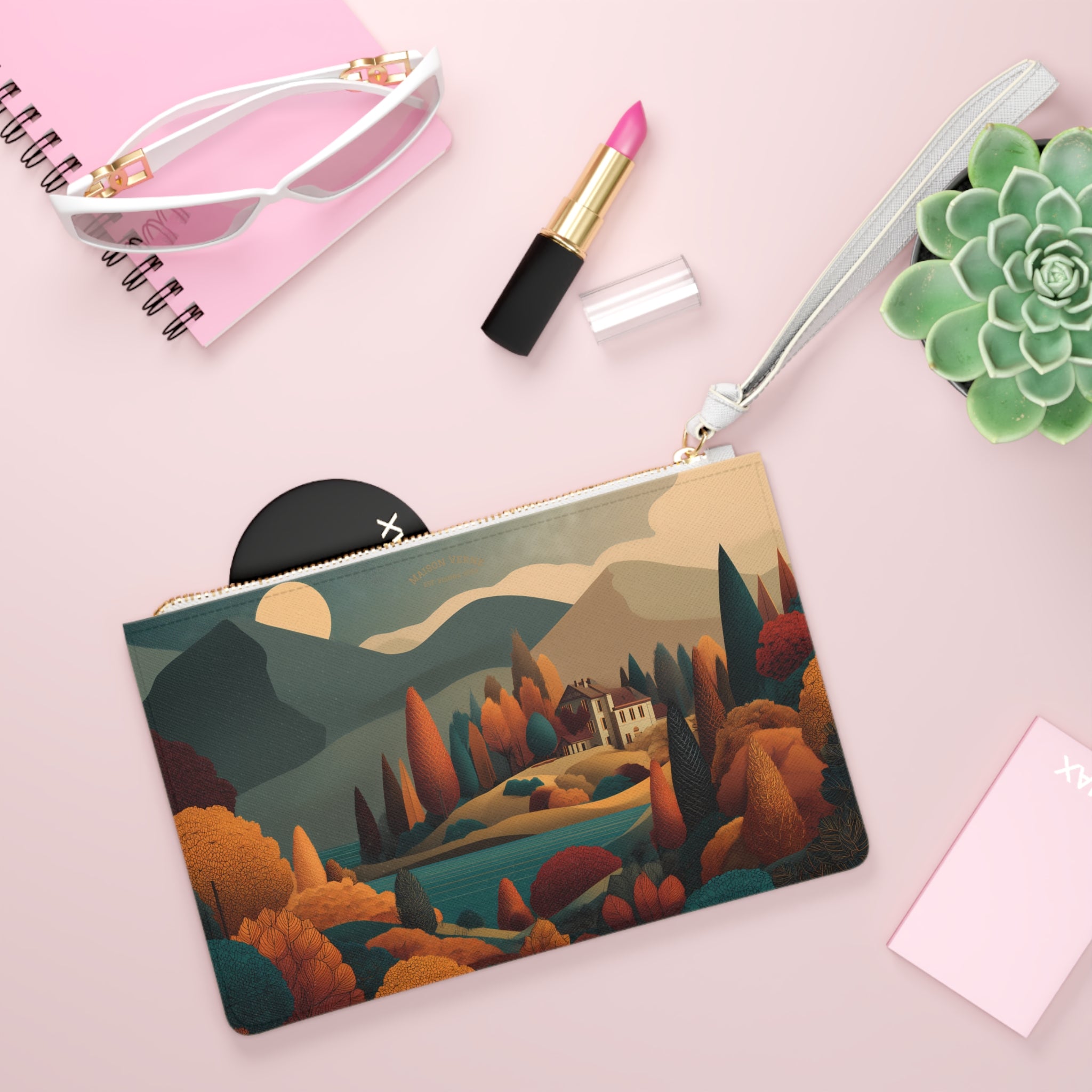 Maison Verne Clutch Bag "Twilight Manor"- Golden Autumn No. 46