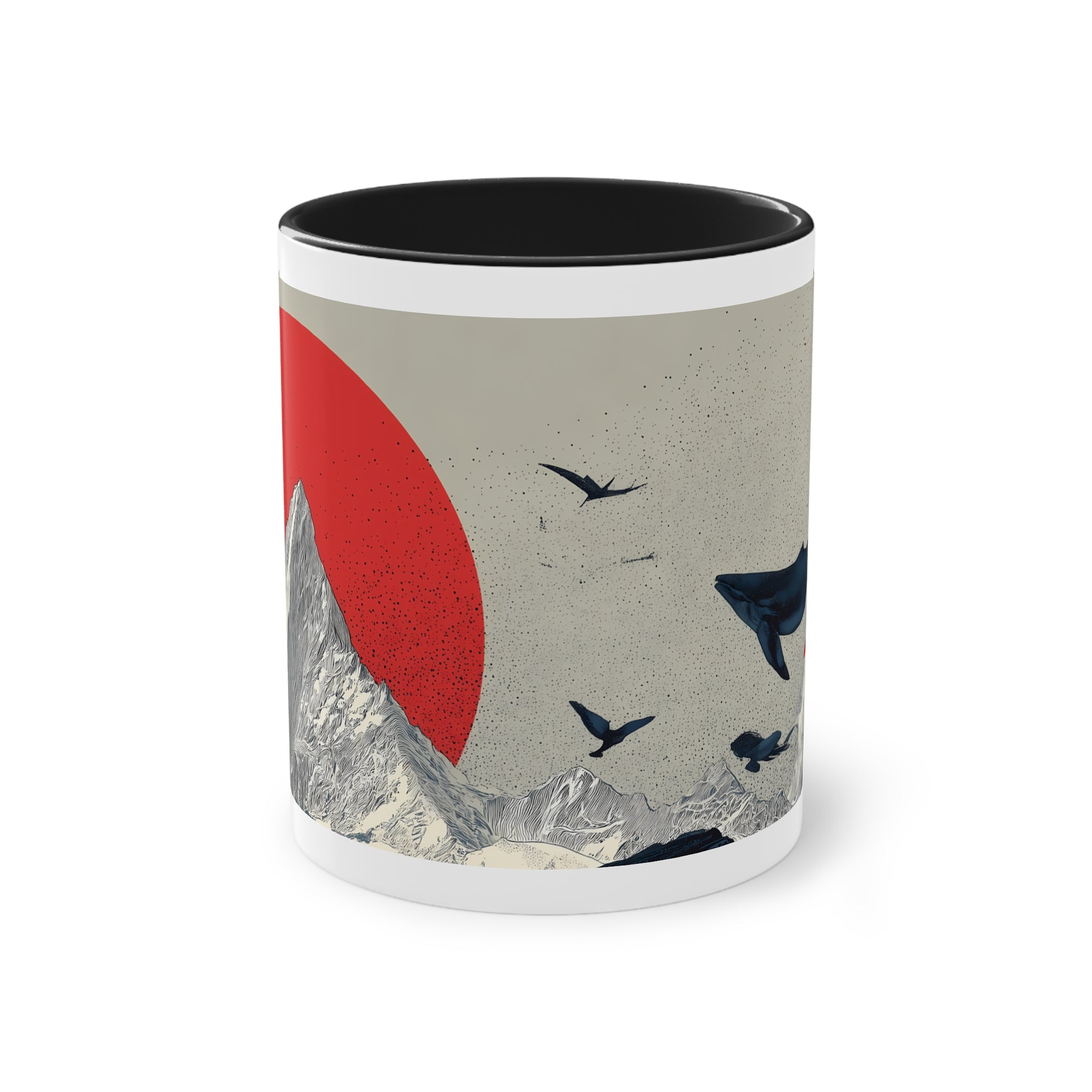 Maison Verne Kaffeetasse "Crimson Tides" - Opal Depths No. 36
