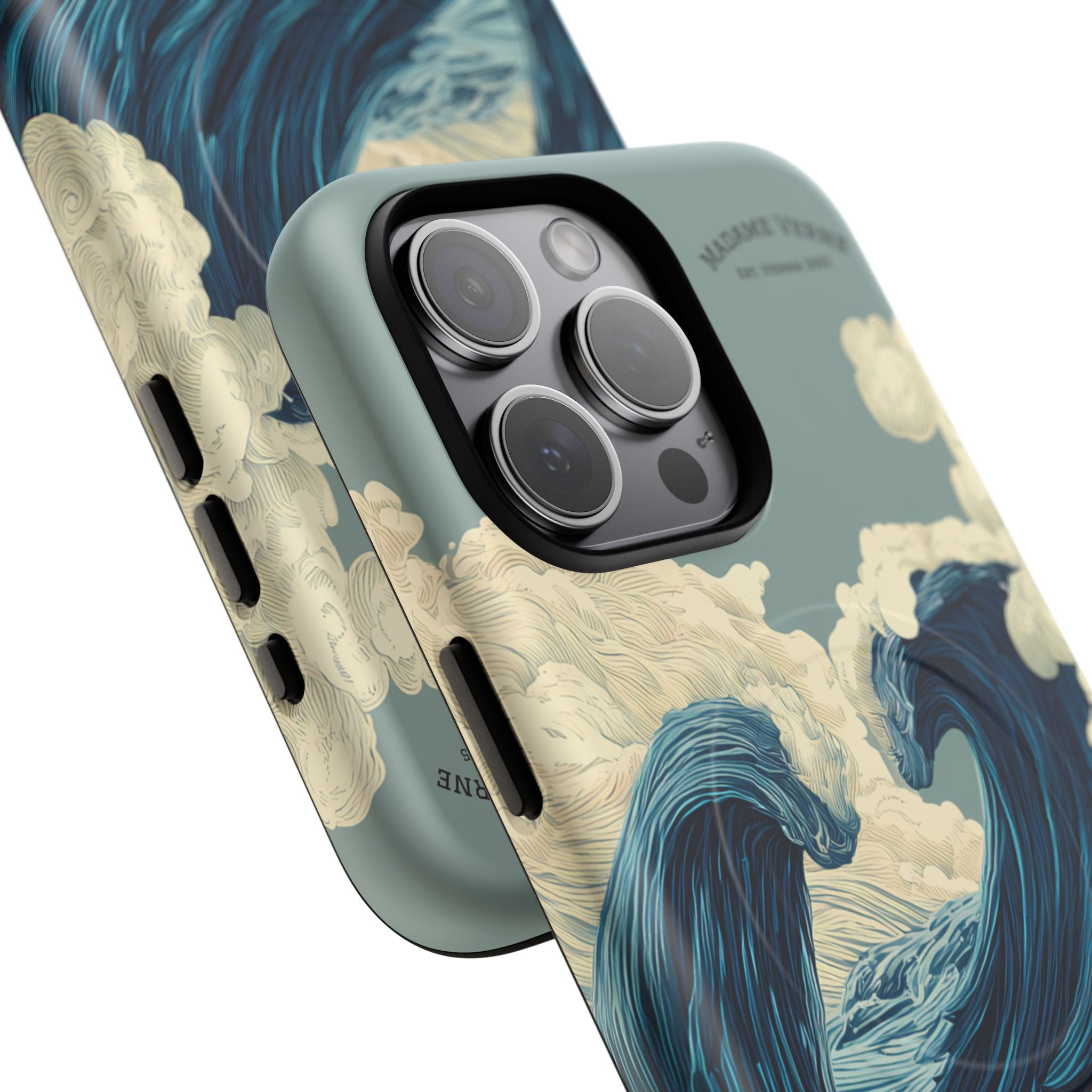 MagSafe iPhone-Schutzhülle "Tempest's Embrace" - Opal Depths No. 38