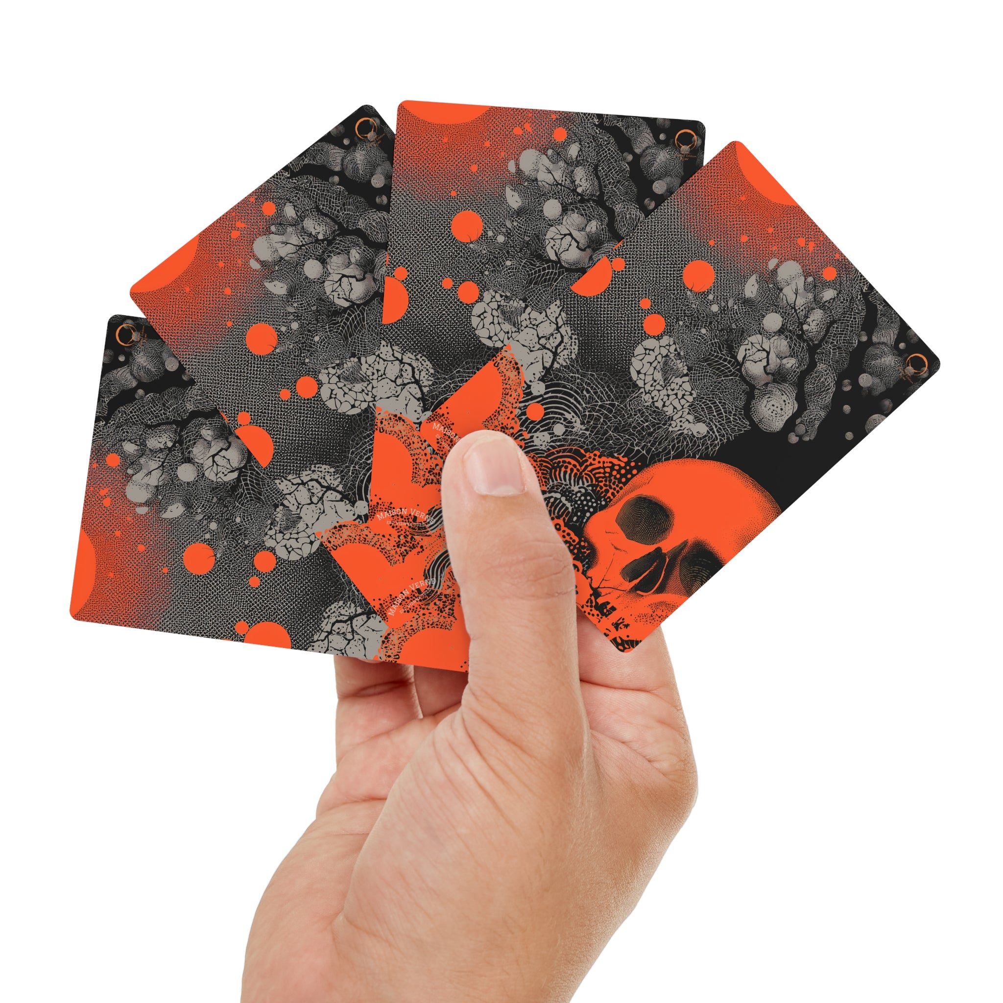 Maison Verne Halloween Ltd. Edition Poker Karten "Crimson Eclipse" - 🎃👻 Wicked Elegance No. 54 👻🎃