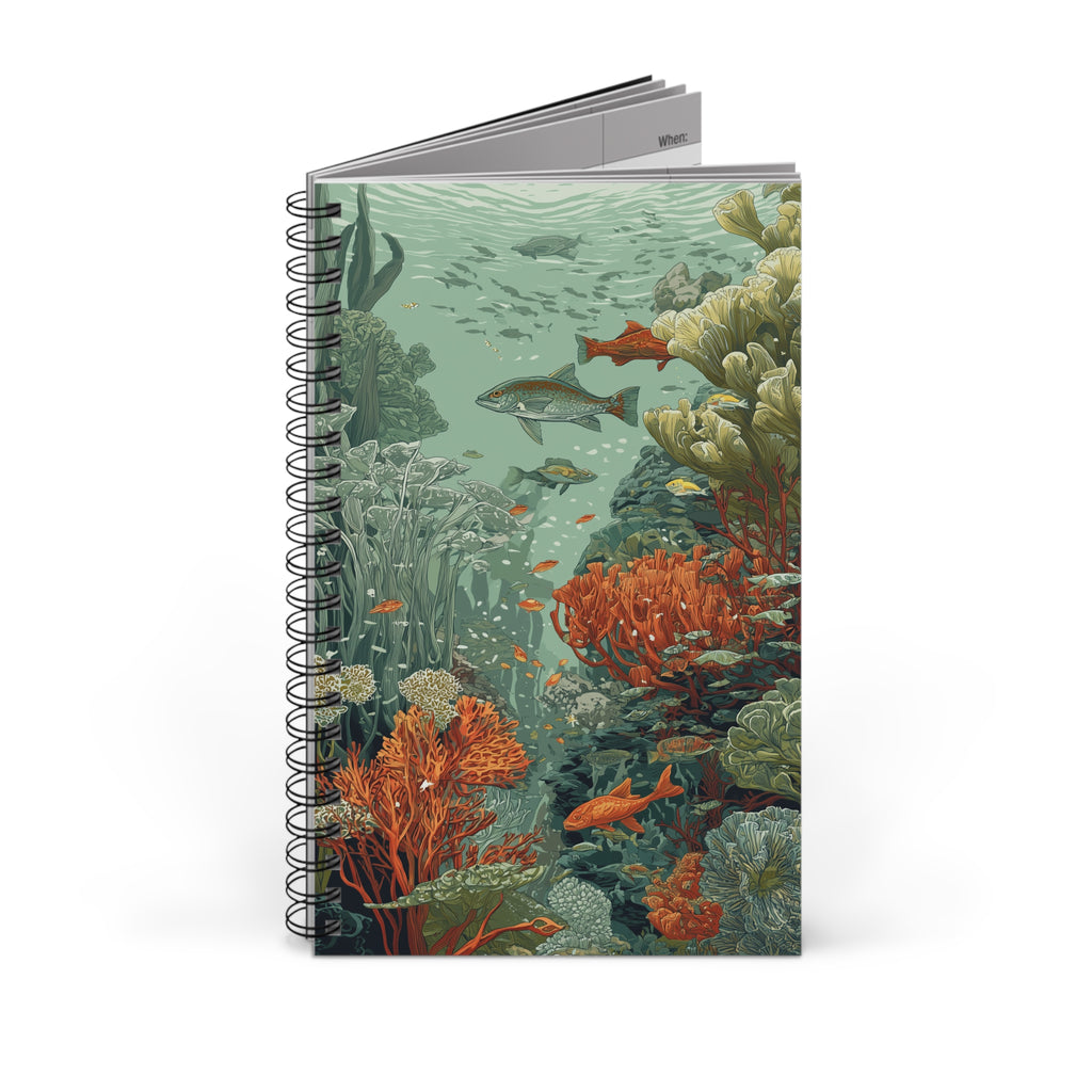 Notizbuch mit Spiralbindung "Tropical Drift" - Opal Depths No.