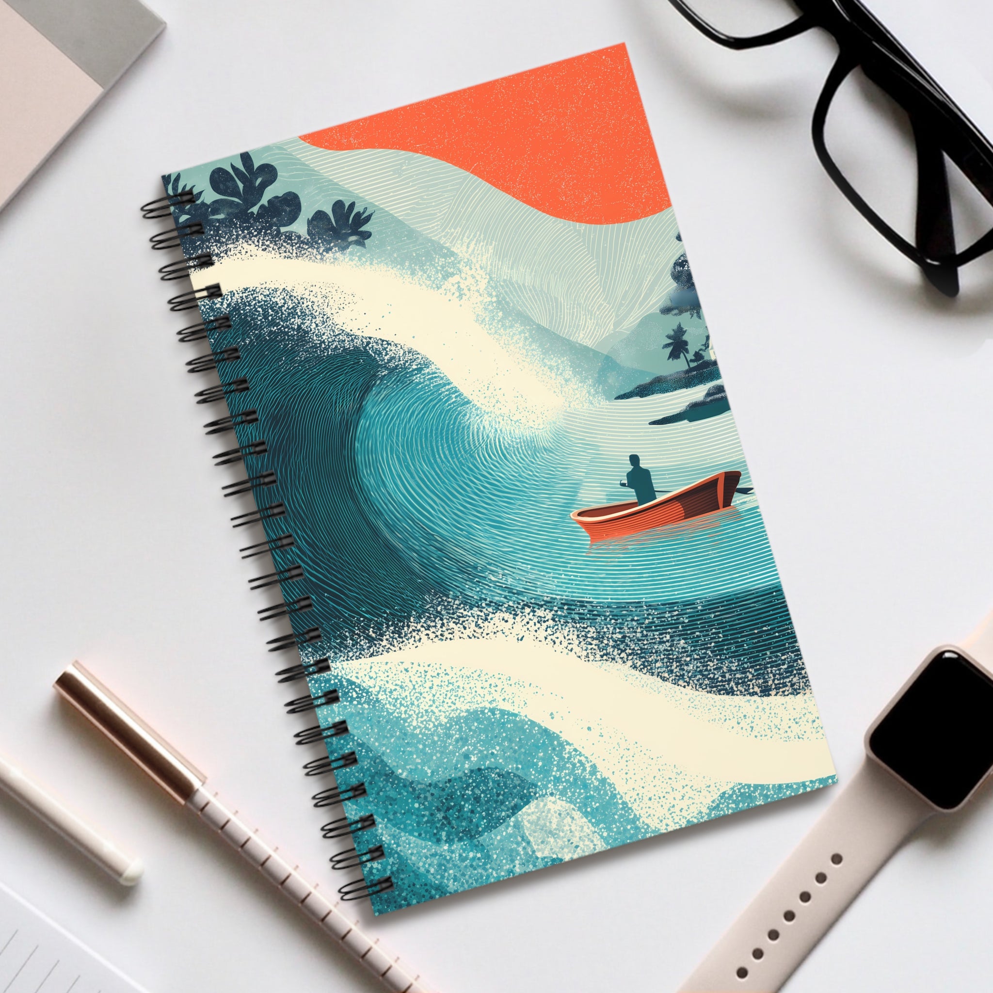Spiral-bound notebook "Beyond the Break" - Below & Beyond No. 10