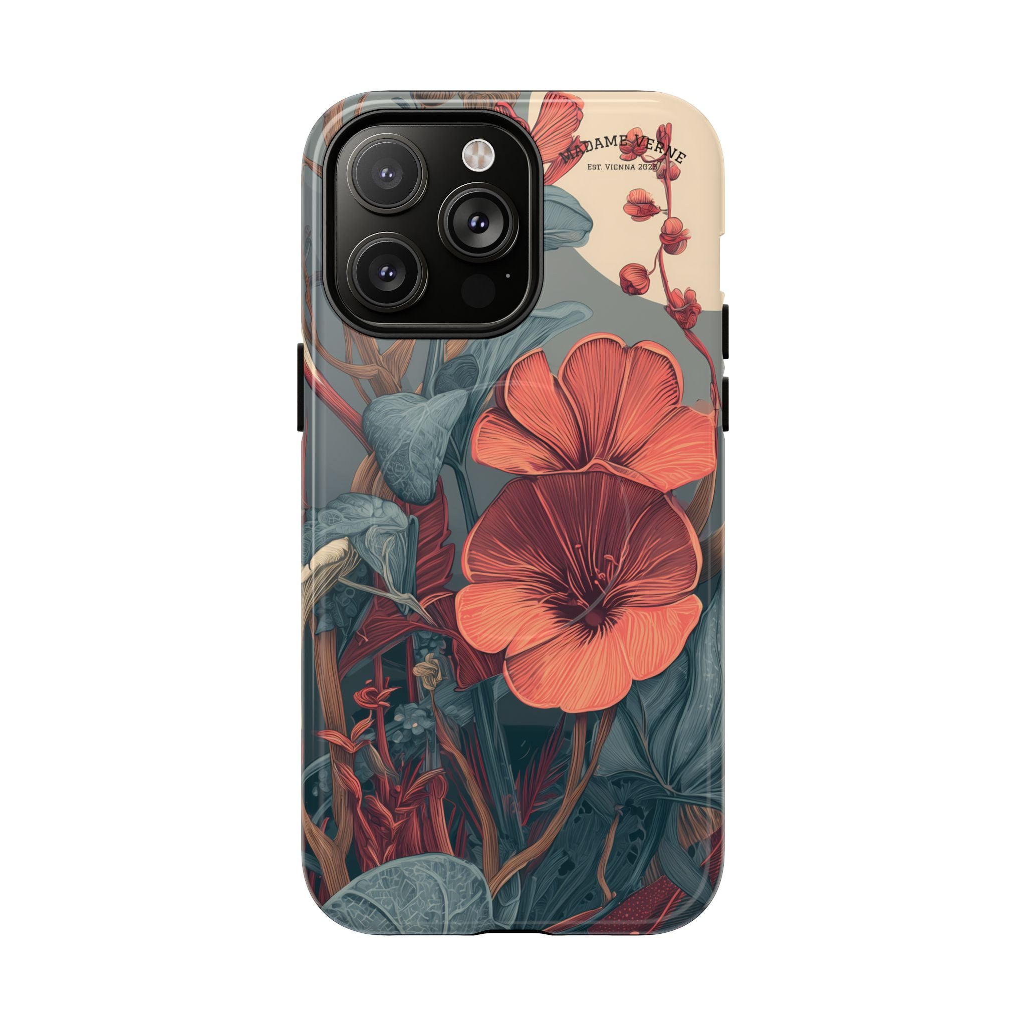 MagSafe iPhone-Schutzhülle "Lunar Bloom" - Cosmic Botanicals No. 56