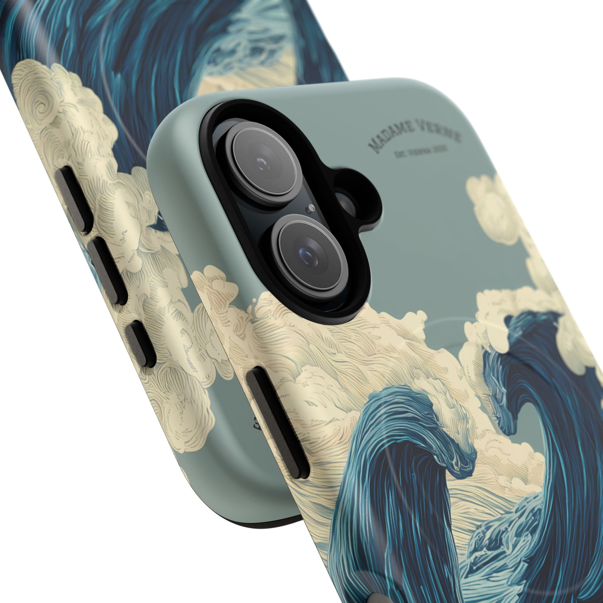 MagSafe iPhone-Schutzhülle "Tempest's Embrace" - Opal Depths No. 38