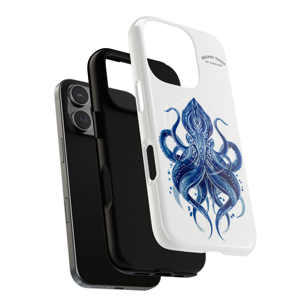 MagSafe iPhone-Schutzhülle "Deep Blue Bloom" - Opal Depths No. 32