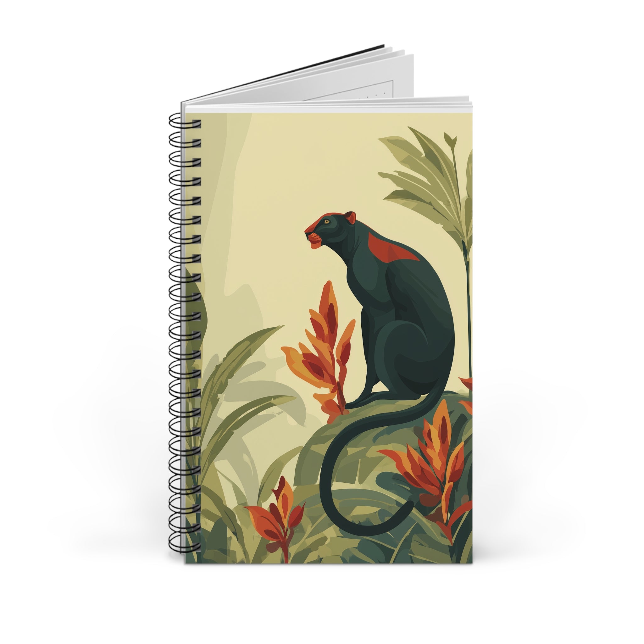 Notizbuch mit Spiralbindung "Ember in the Leaves" - Wilderness Whisper No. 55
