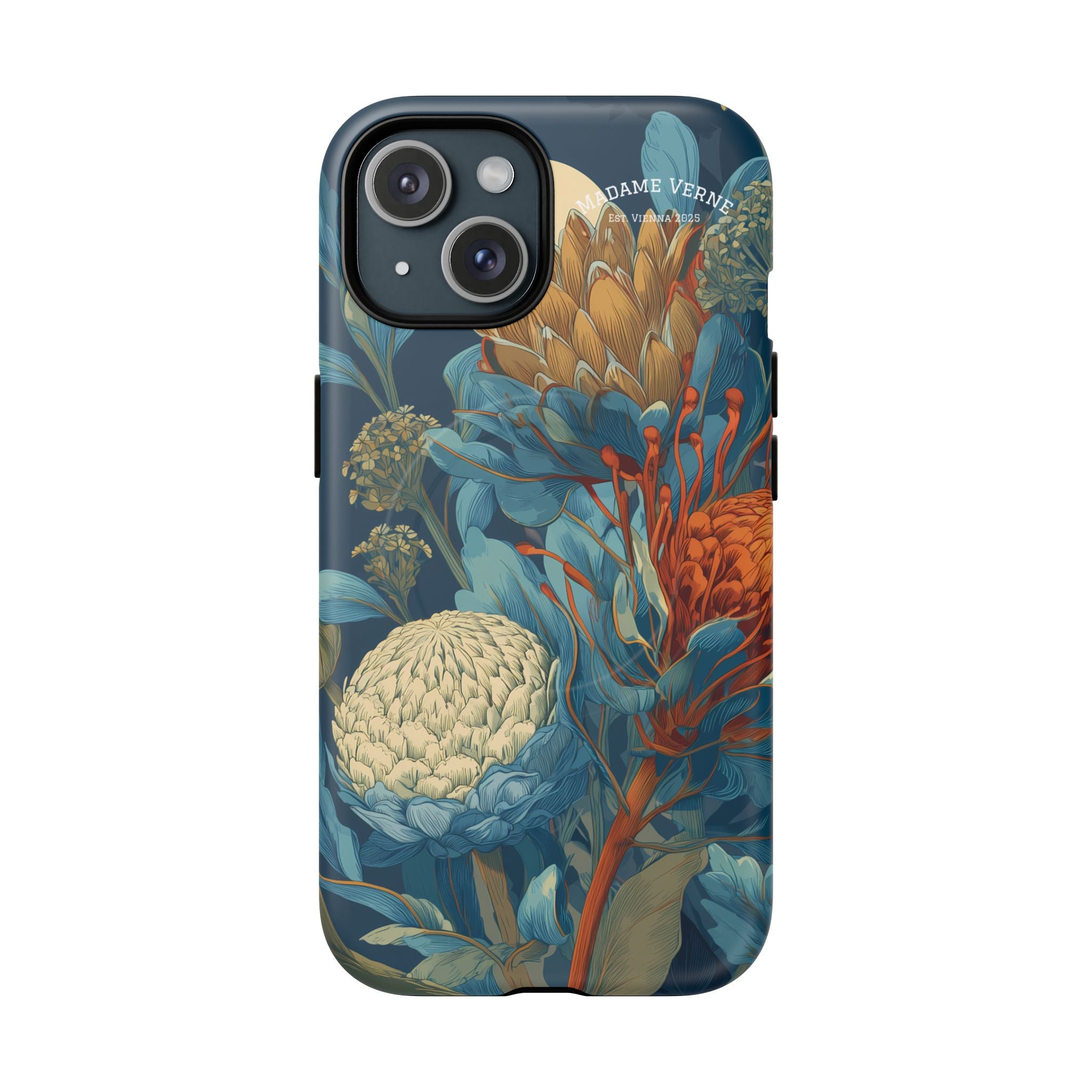 MagSafe iPhone-Schutzhülle "Protea Reverie" - Cosmic Botanicals No. 62