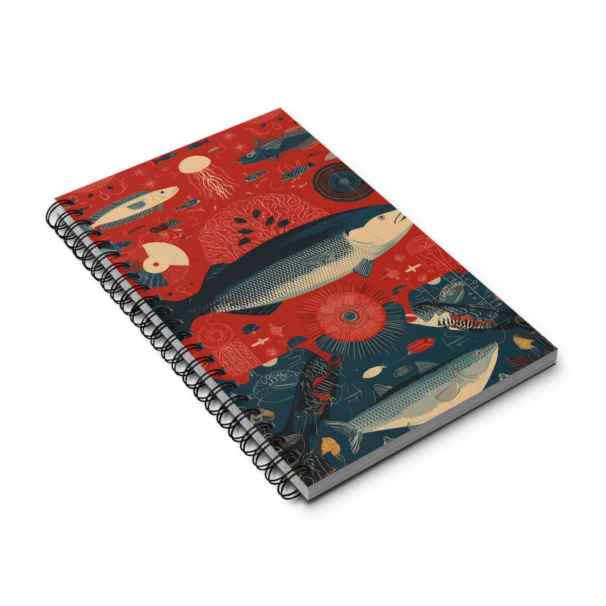 Notizbuch mit Spiralbindung "Symbols of the Sea" - Below & Beyond No. 14