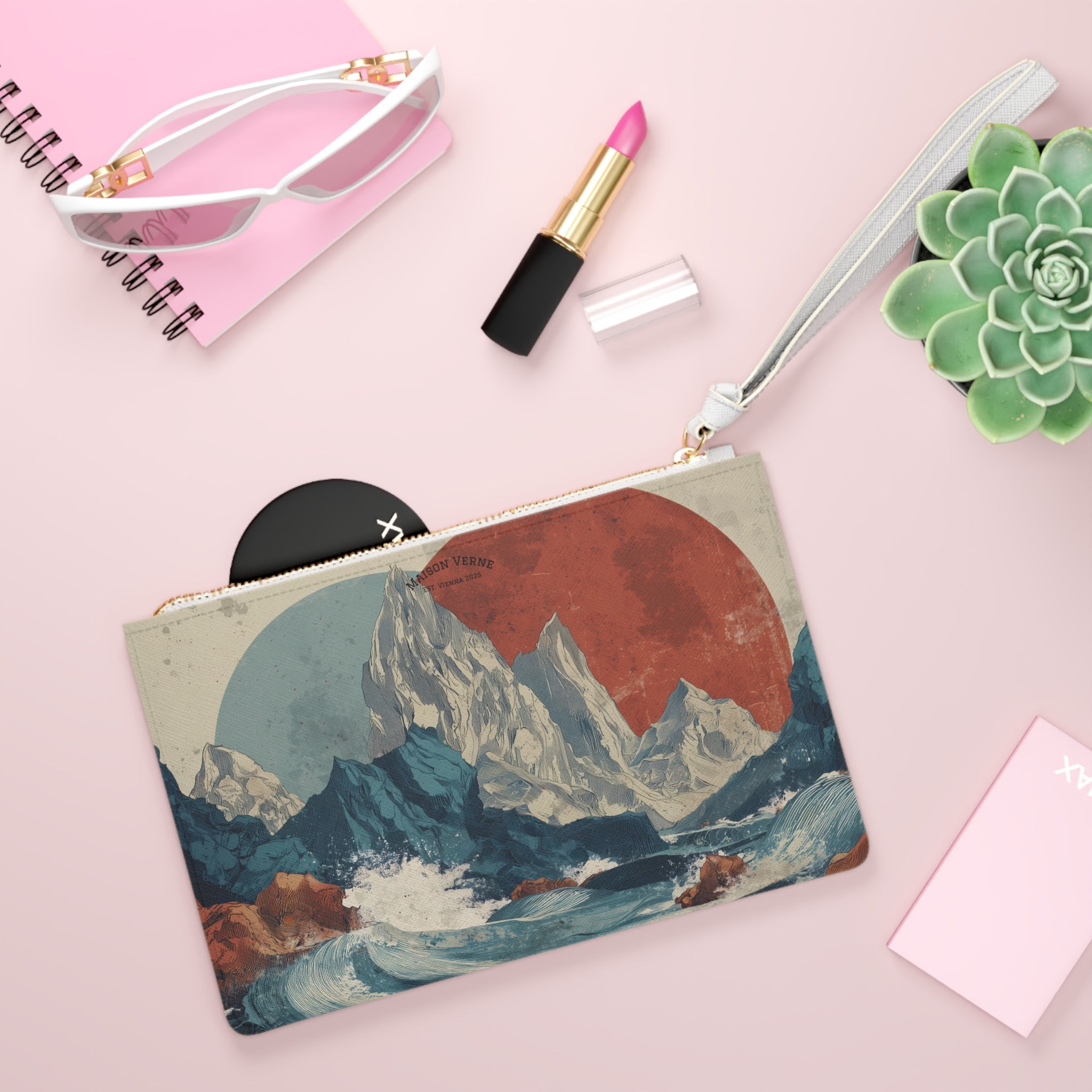 Maison Verne Clutch "Where Mountains meet the Tide"- Below & Beyond No. 32