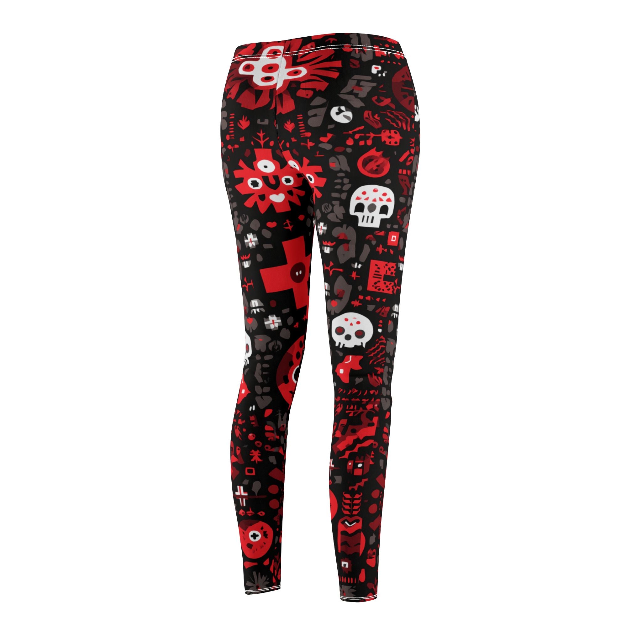 Maison Verne Halloween Ltd. Edition Damen Leggings "Occult Patterns" - 🎃👻 Wicked Elegance No. 75 👻🎃