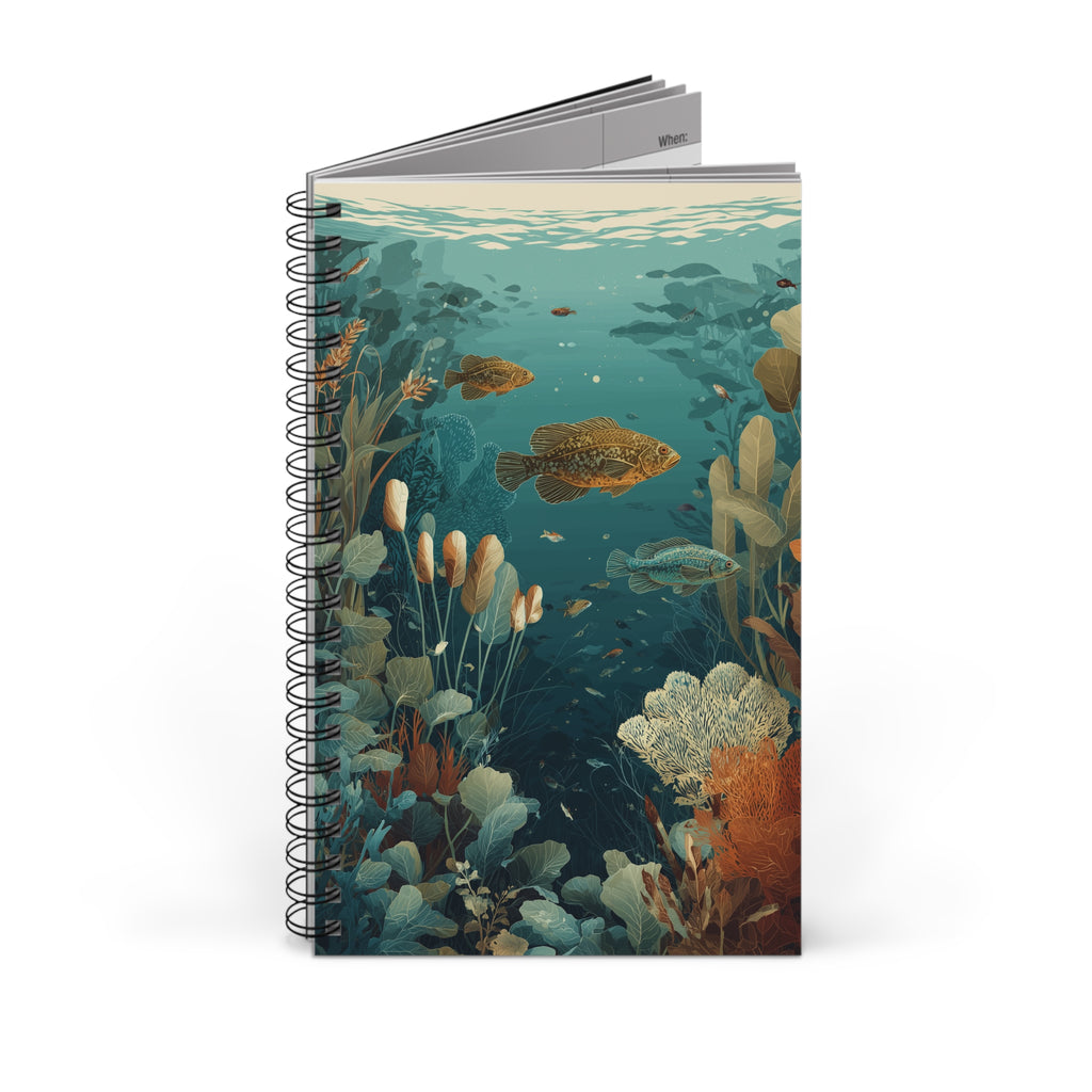 Notizbuch mit Spiralbindung "Underwater Elegance" - Opal Depths No.