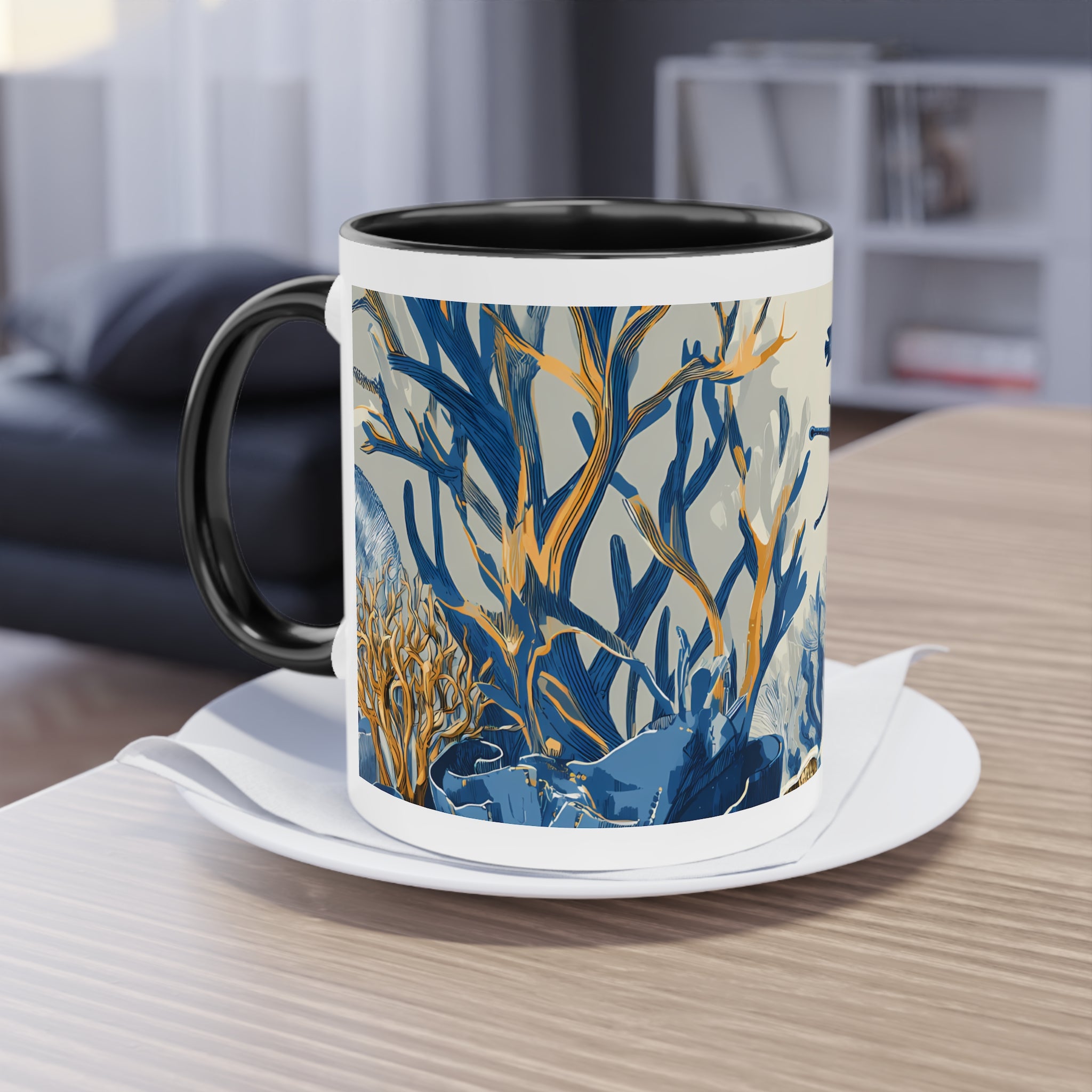 Maison Verne Kaffeetasse "Golden Drift" - Opal Depths No. 23