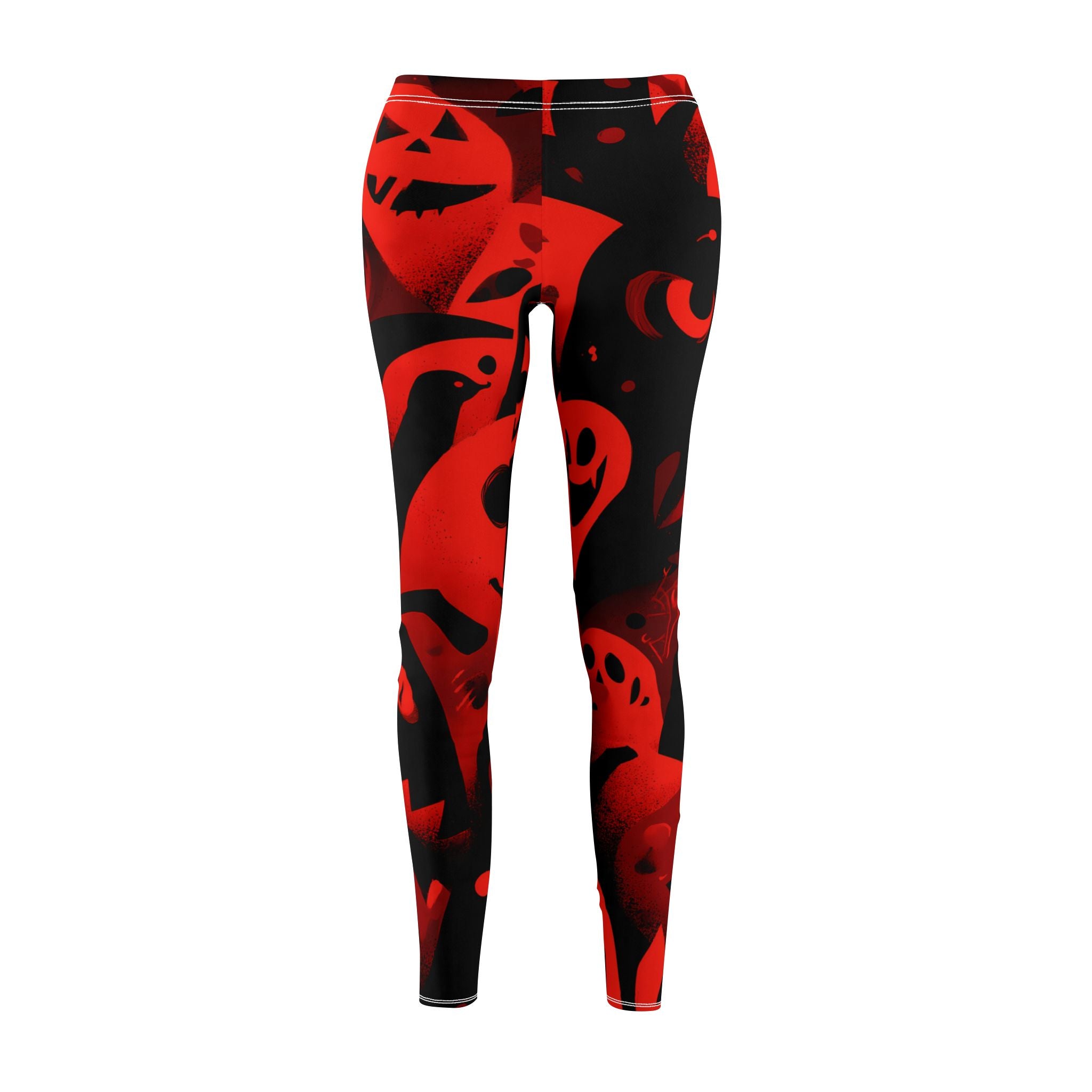 Maison Verne Halloween Ltd. Edition Damen Leggings "Carnival of Shadows" - 🎃👻 Wicked Elegance No. 51 👻🎃