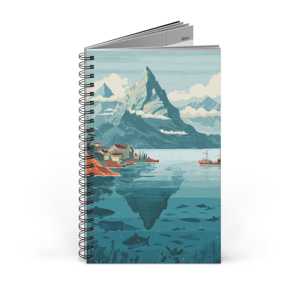 Notizbuch mit Spiralbindung "Twin Worlds" - Below & Beyond No. 08