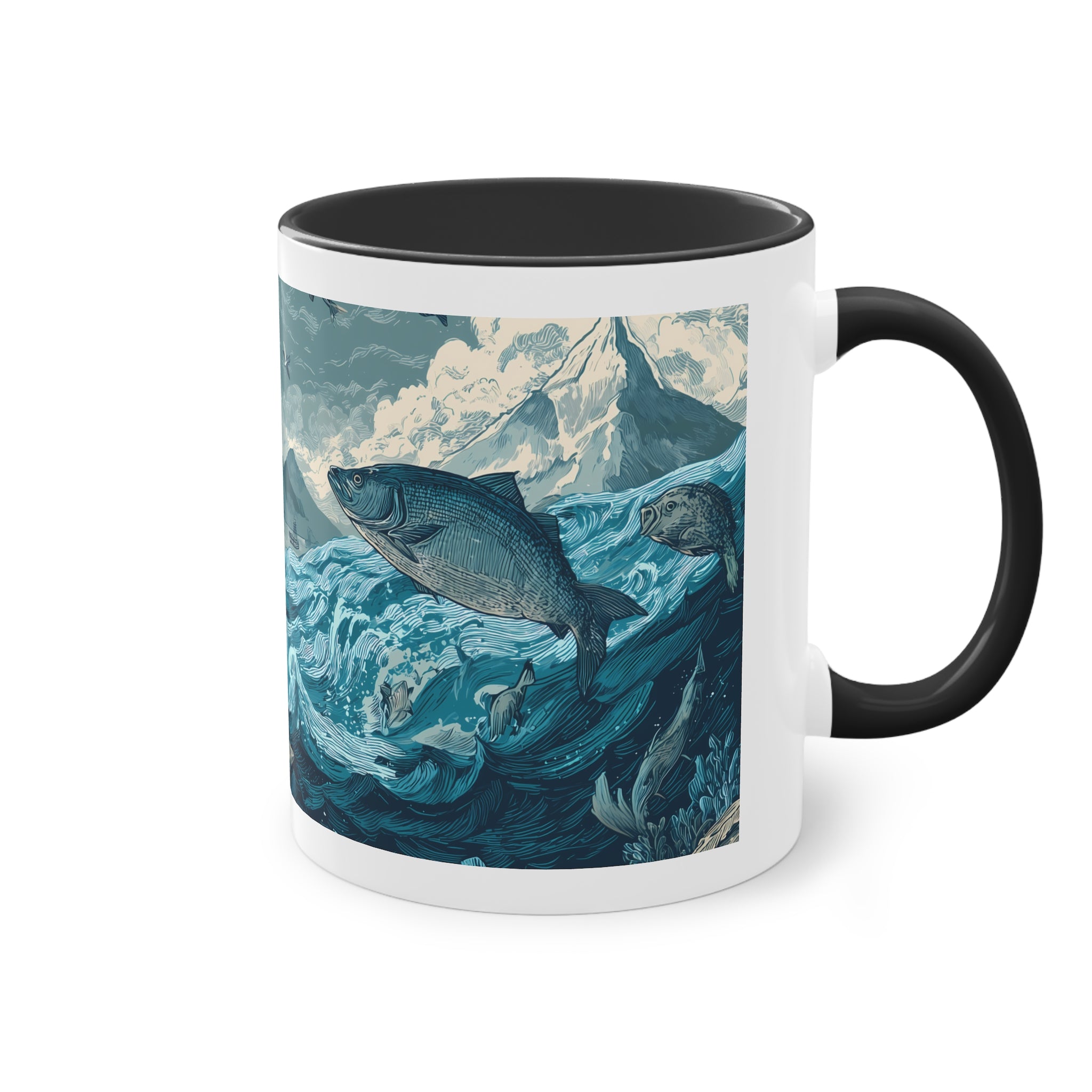 Maison Verne Kaffeetasse "Tides of the Untamed North" - Opal Depths No. 40