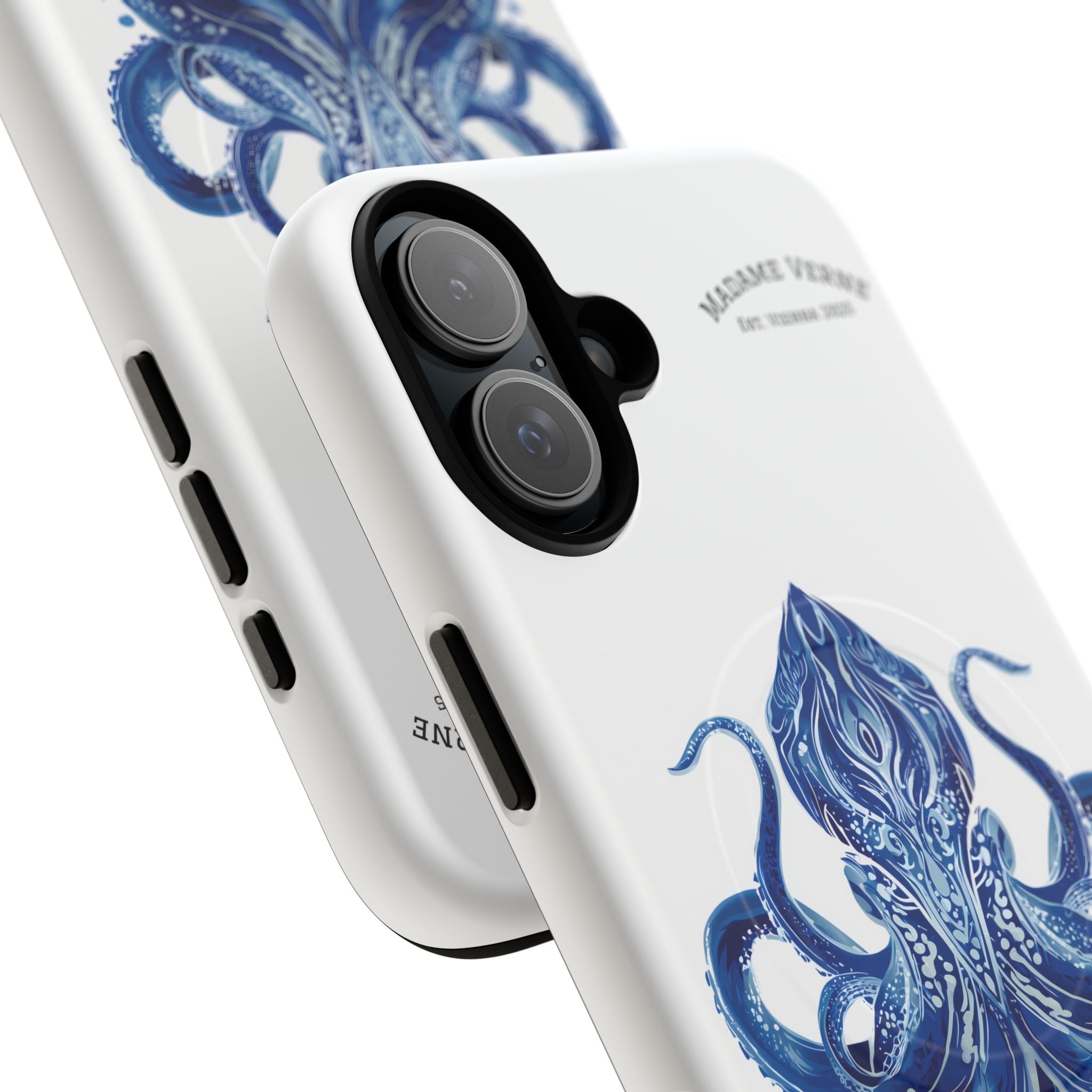 MagSafe iPhone-Schutzhülle "Deep Blue Bloom" - Opal Depths No. 32