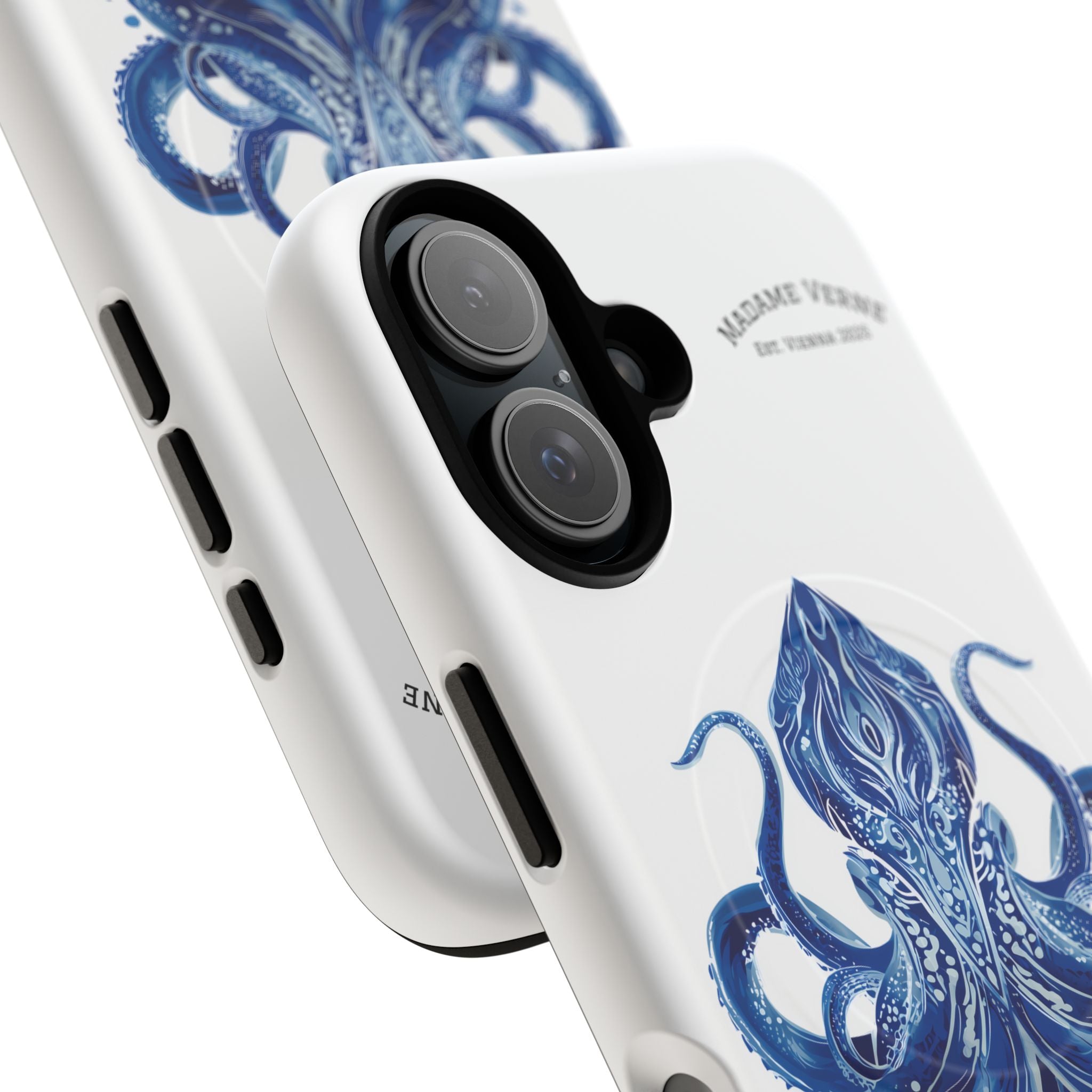 MagSafe iPhone-Schutzhülle "Deep Blue Bloom" - Opal Depths No. 32