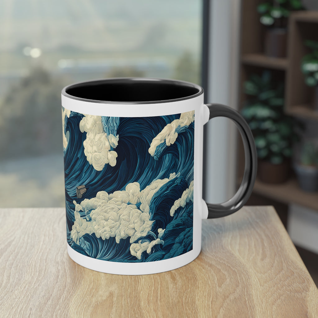 Maison Verne Kaffeetasse "Tempest's Embrace" - Opal Depths No. 38