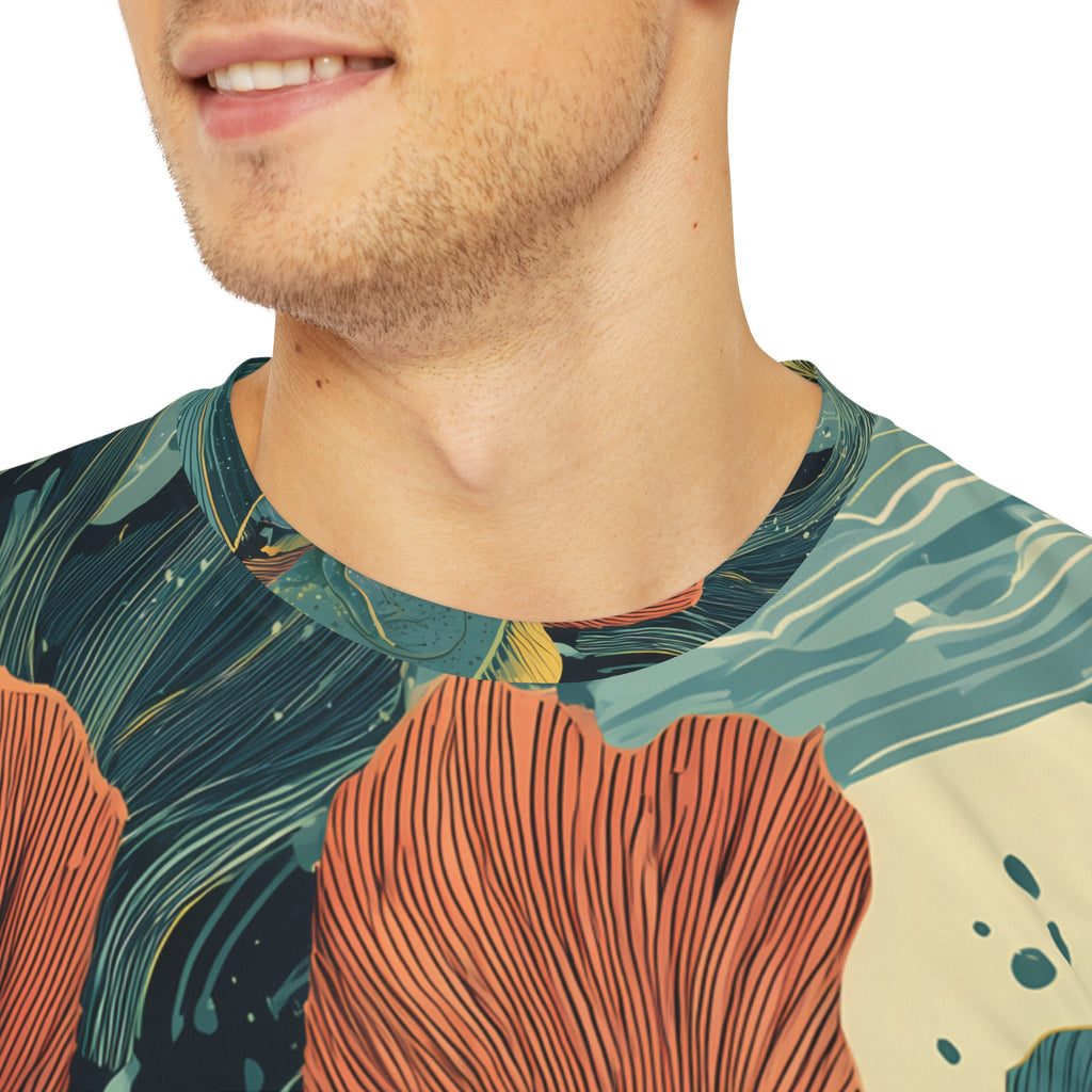 Männer Shirt "Verdant Currents", Cosmic Botanicals No. 65