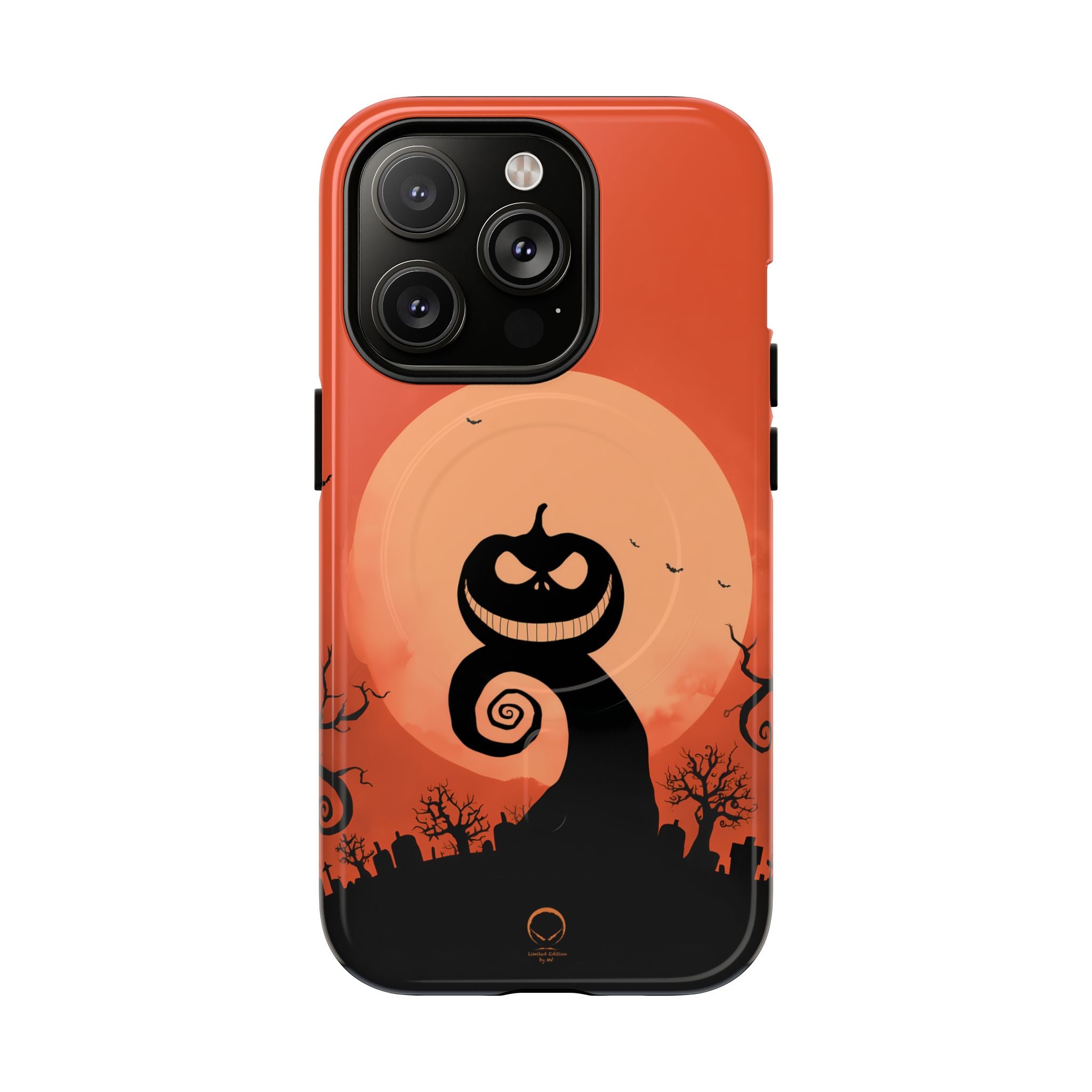 HALLOWEEN LIMITED EDITION MagSafe iPhone-Schutzhülle "Twisted Pumpkin" - 🎃👻 Wicked Elegance No. 57 👻🎃