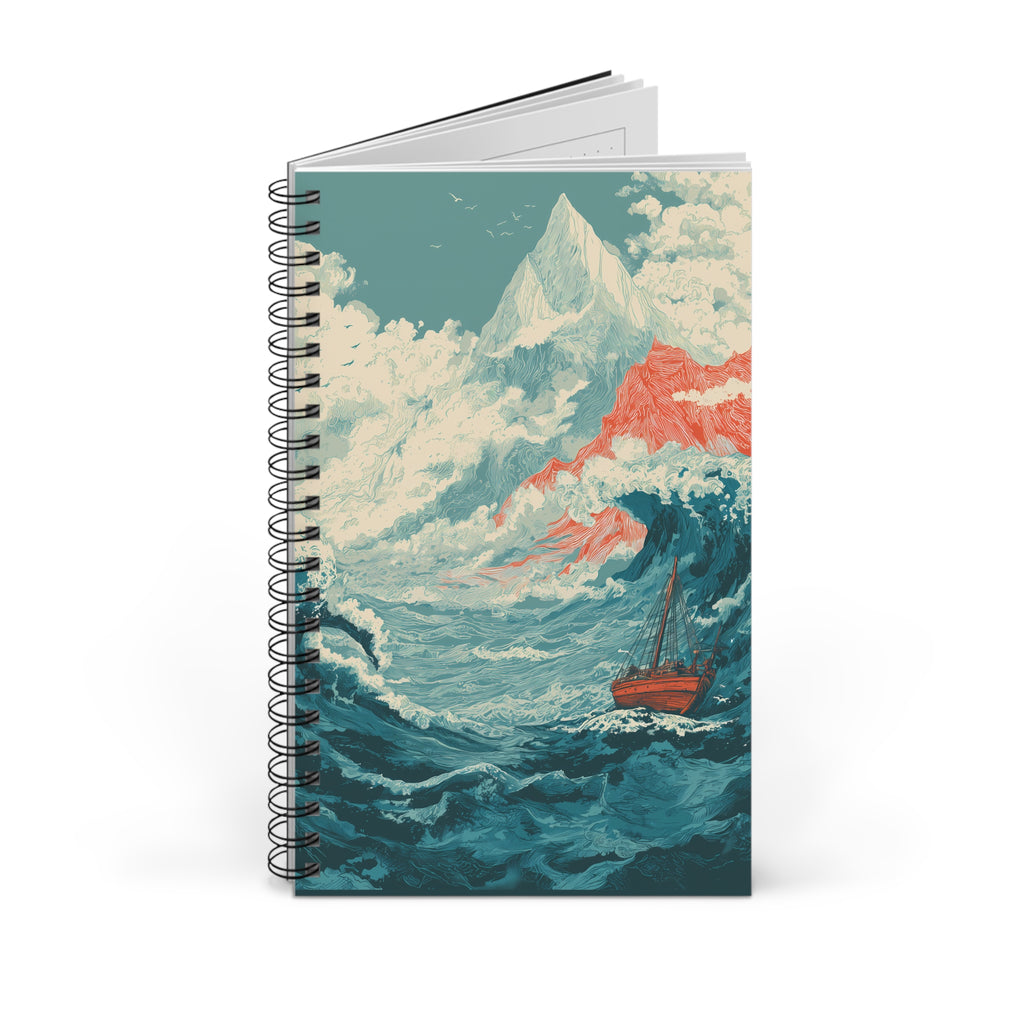 Notizbuch mit Spiralbindung "Tide of Fire" - Below & Beyond No. 05
