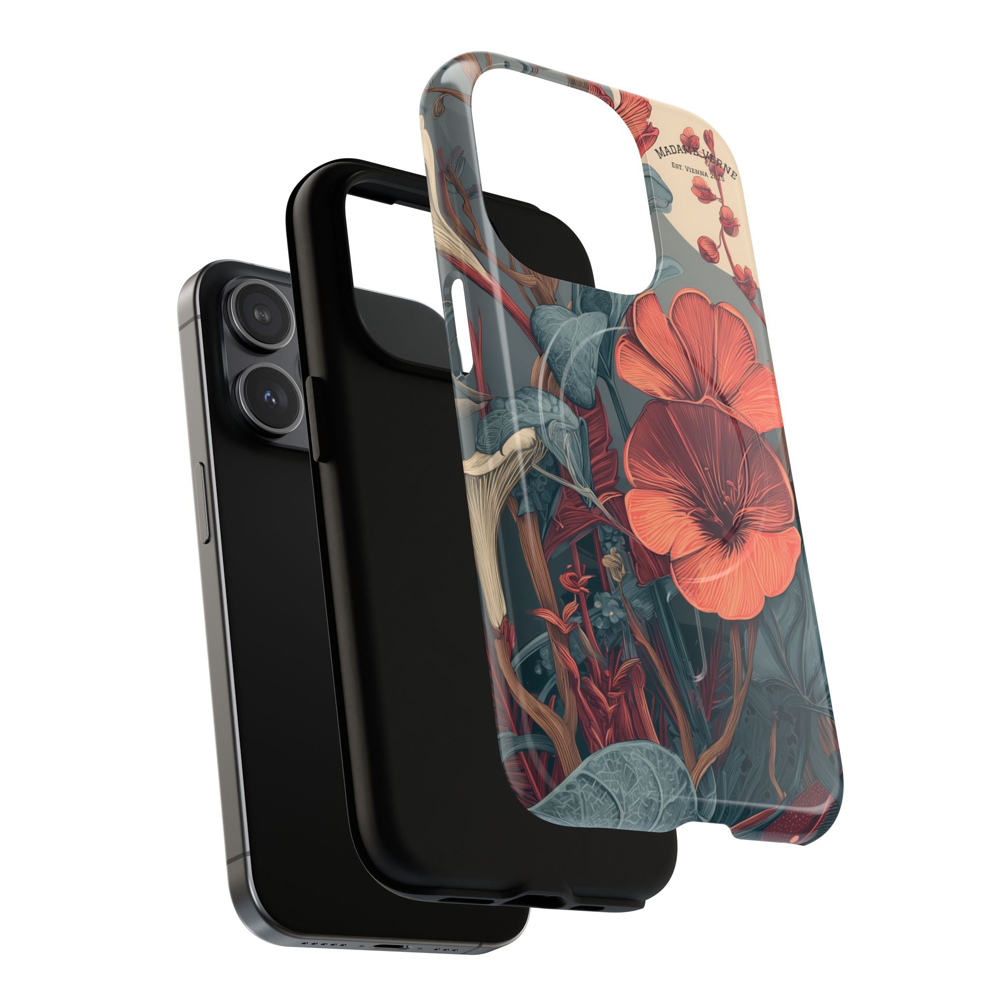 MagSafe iPhone-Schutzhülle "Lunar Bloom" - Cosmic Botanicals No. 56