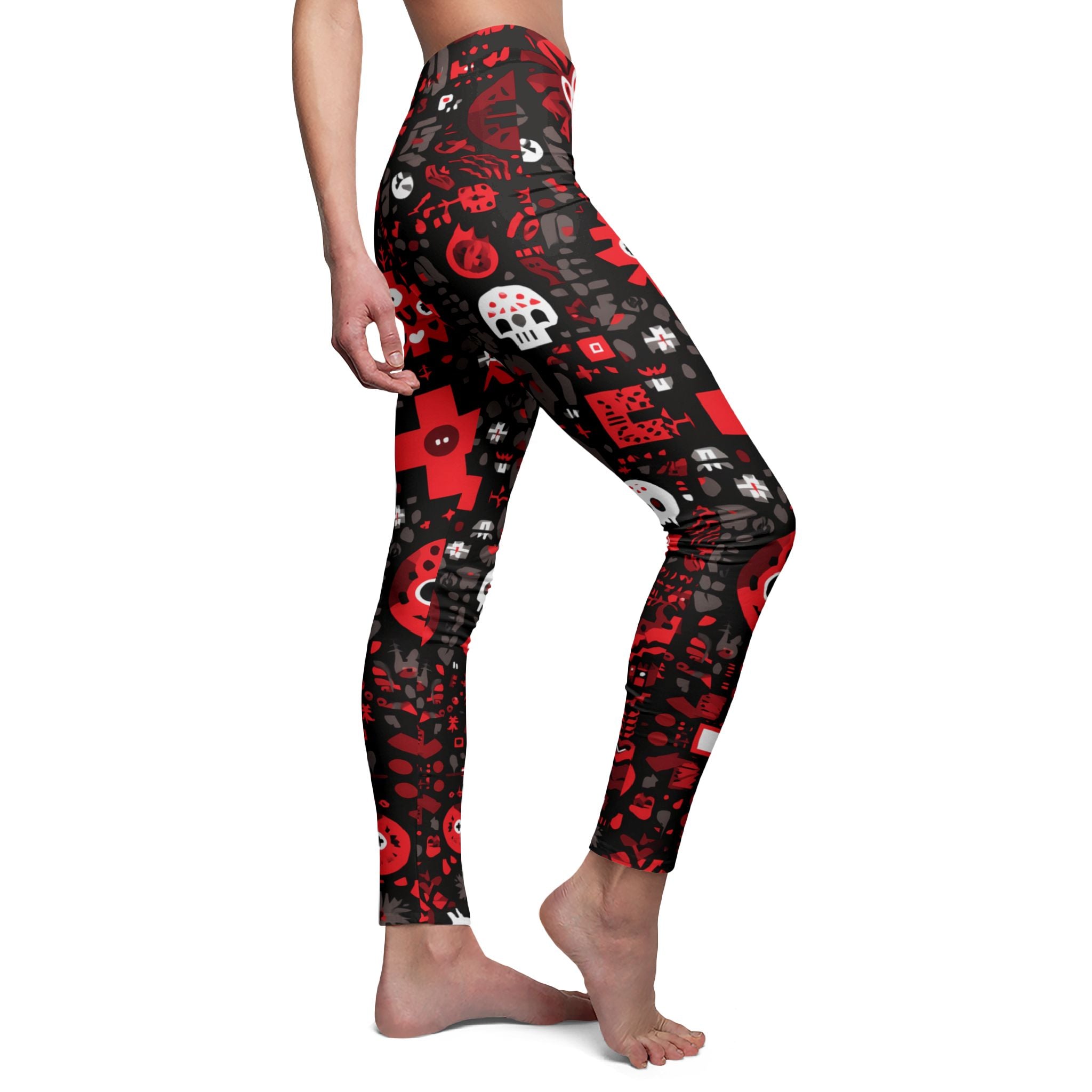 Maison Verne Halloween Ltd. Edition Damen Leggings "Occult Patterns" - 🎃👻 Wicked Elegance No. 75 👻🎃