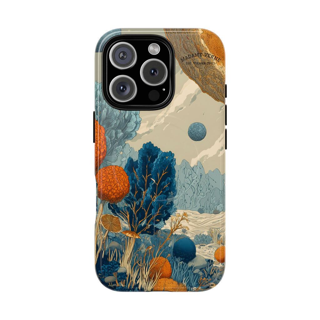 MagSafe iPhone-Schutzhülle "Ethereal Meadow" - Cosmic Botanicals No. 85