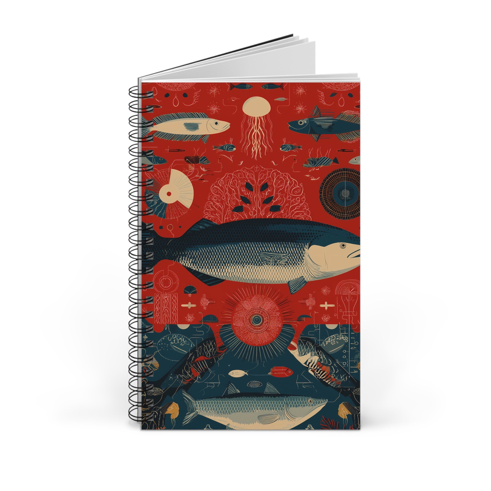 Notizbuch mit Spiralbindung "Symbols of the Sea" - Below & Beyond No. 14