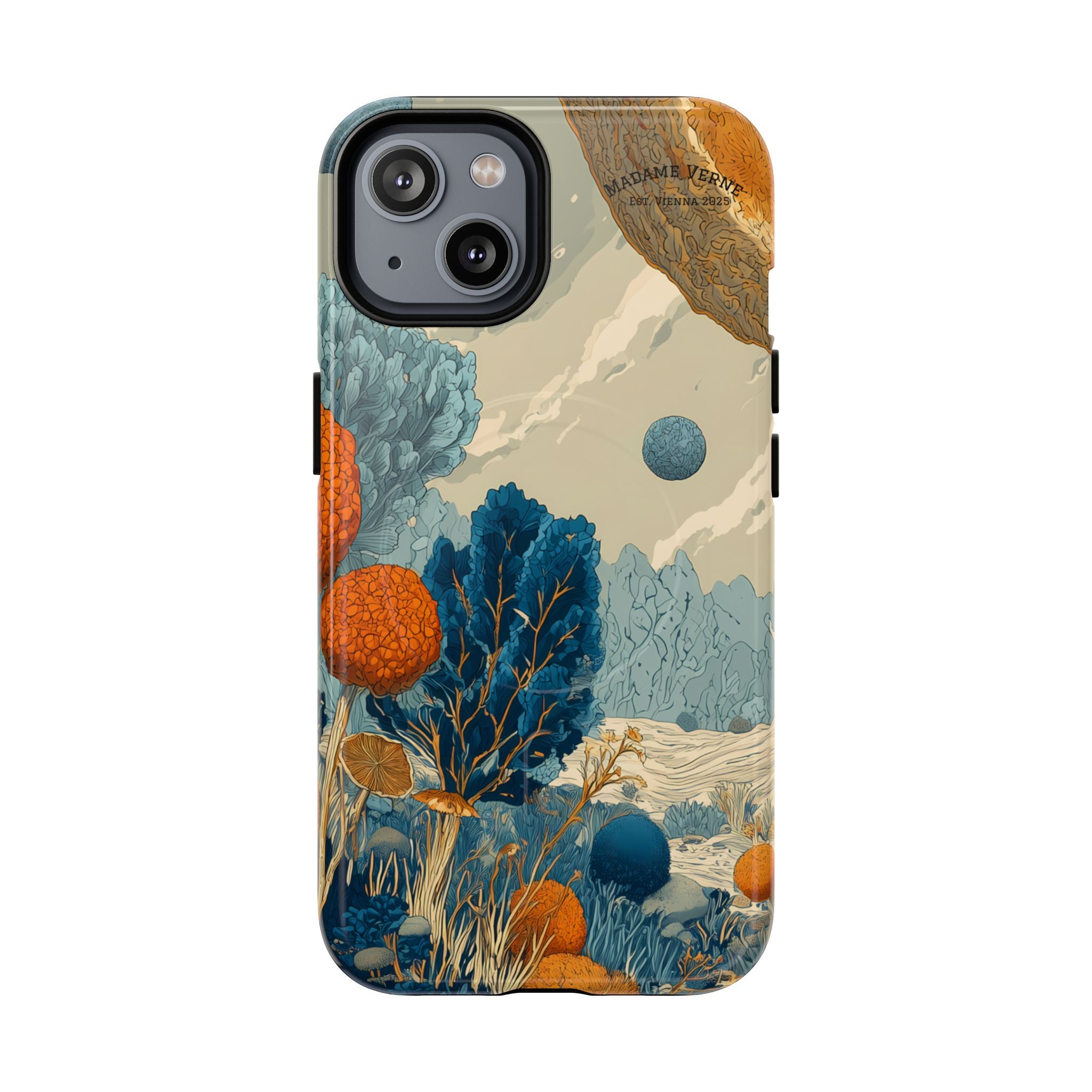 MagSafe iPhone-Schutzhülle "Ethereal Meadow" - Cosmic Botanicals No. 85