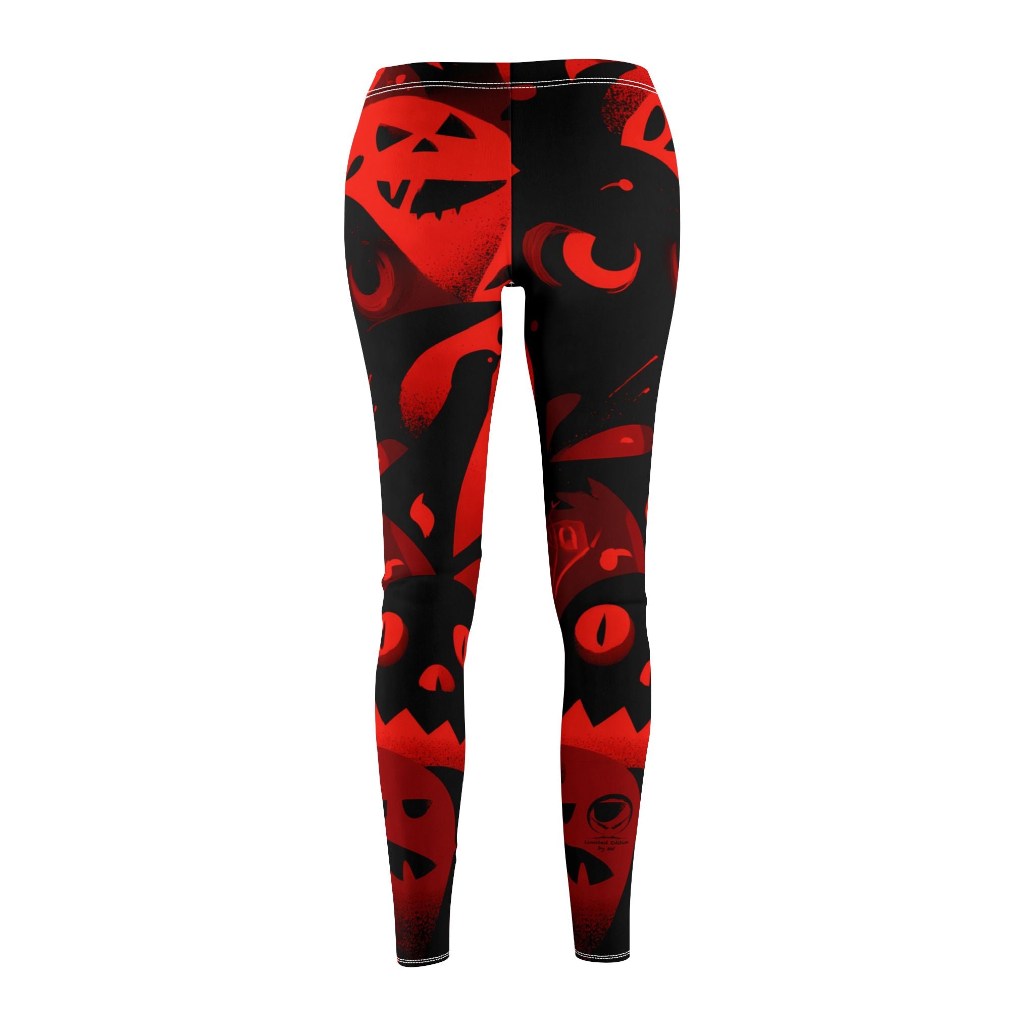 Maison Verne Halloween Ltd. Edition Damen Leggings "Carnival of Shadows" - 🎃👻 Wicked Elegance No. 51 👻🎃
