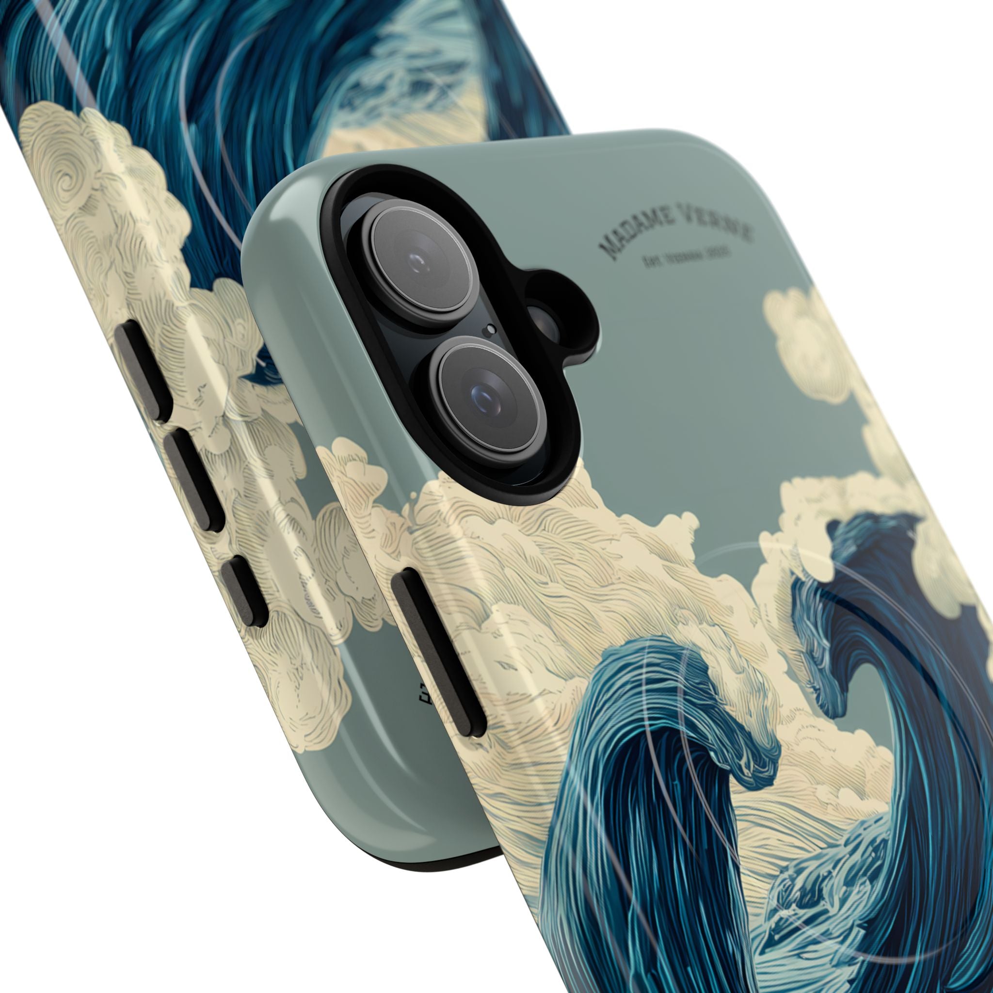 MagSafe iPhone-Schutzhülle "Tempest's Embrace" - Opal Depths No. 38
