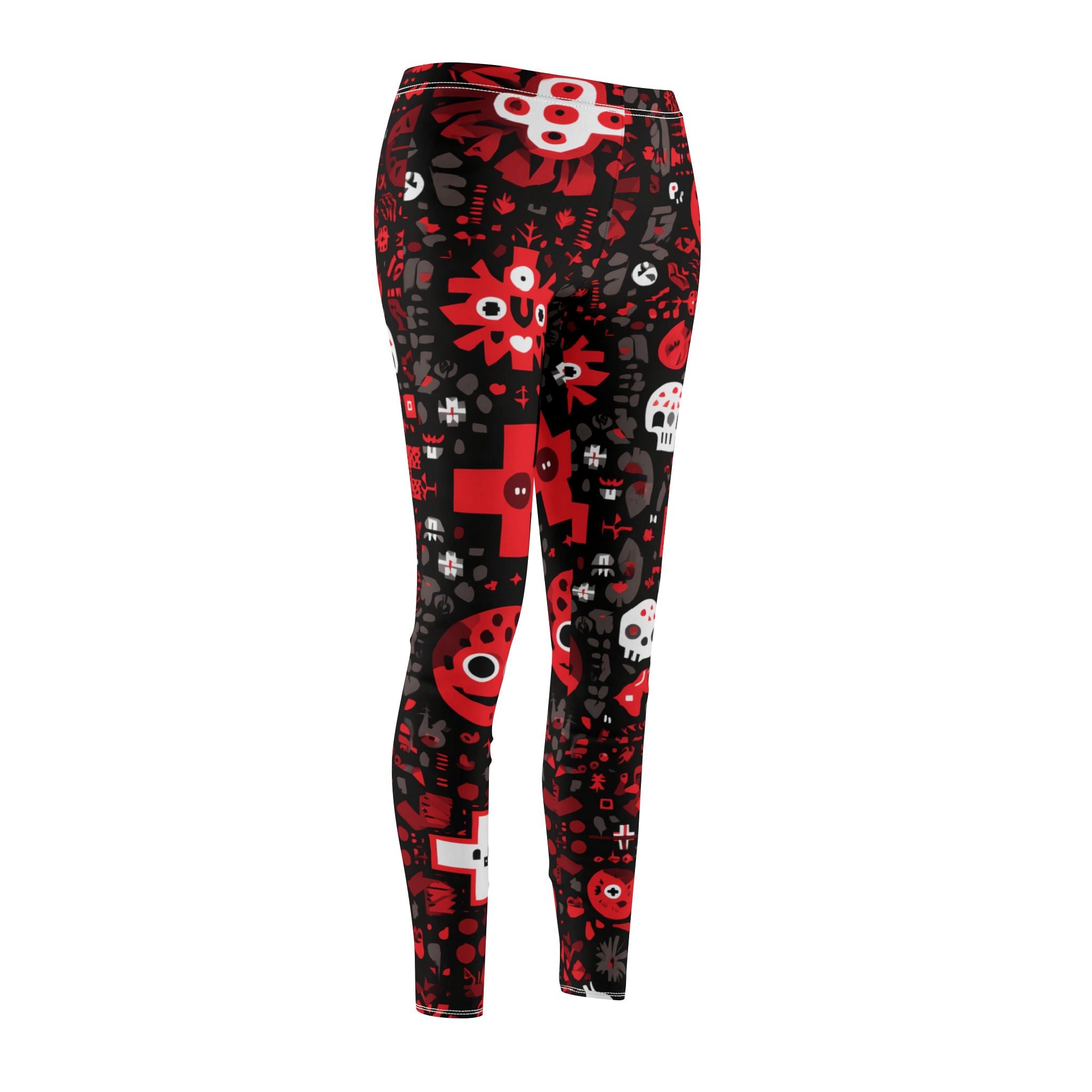 Maison Verne Halloween Ltd. Edition Damen Leggings "Occult Patterns" - 🎃👻 Wicked Elegance No. 75 👻🎃
